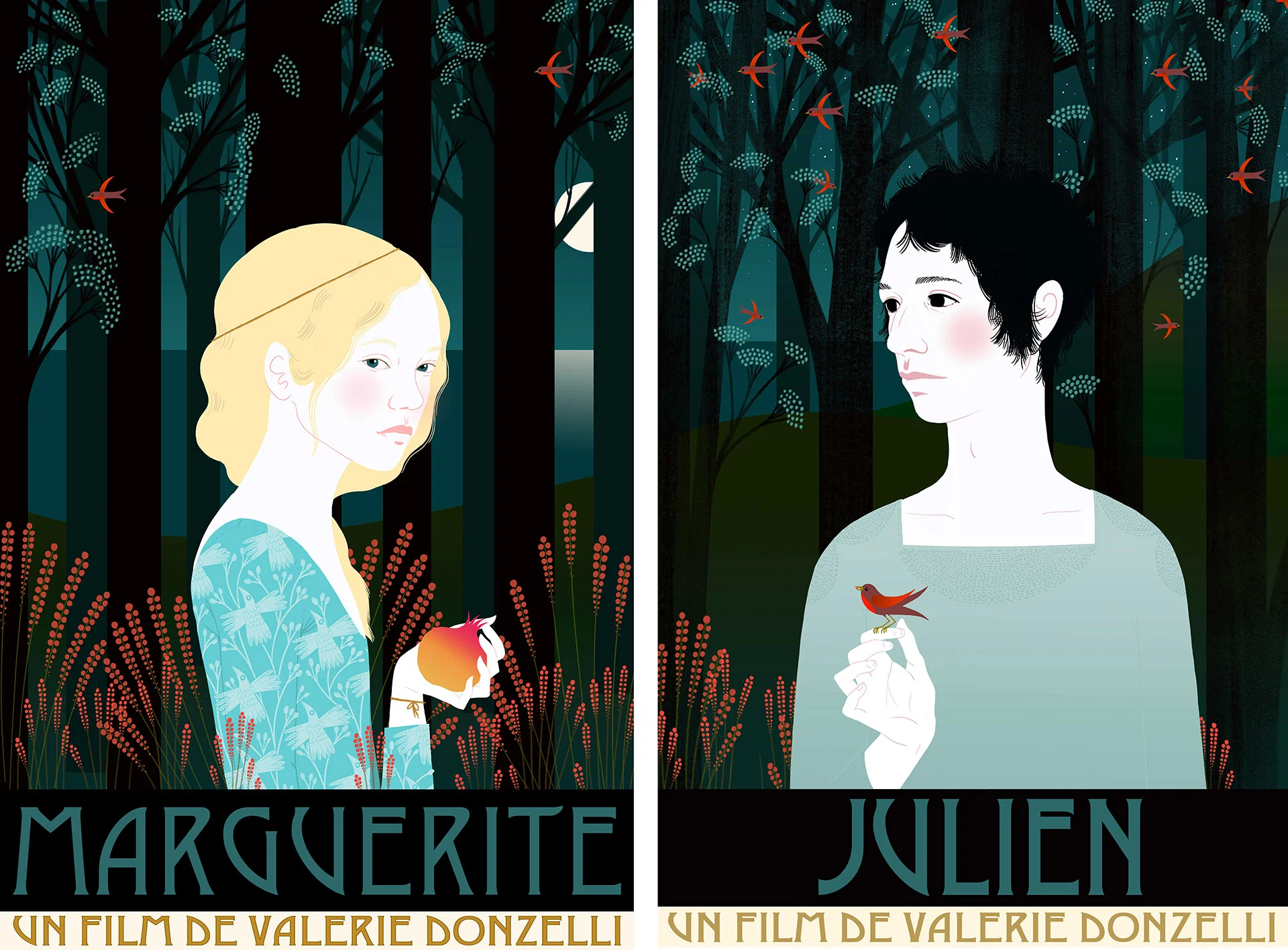  Illustrations pour le dossier de pré-vente du film 