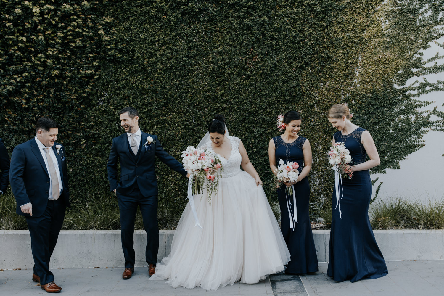 Bridal Party Portraits Boathouse Wedding - Photography Jenny Wu straight No Chaser Photography