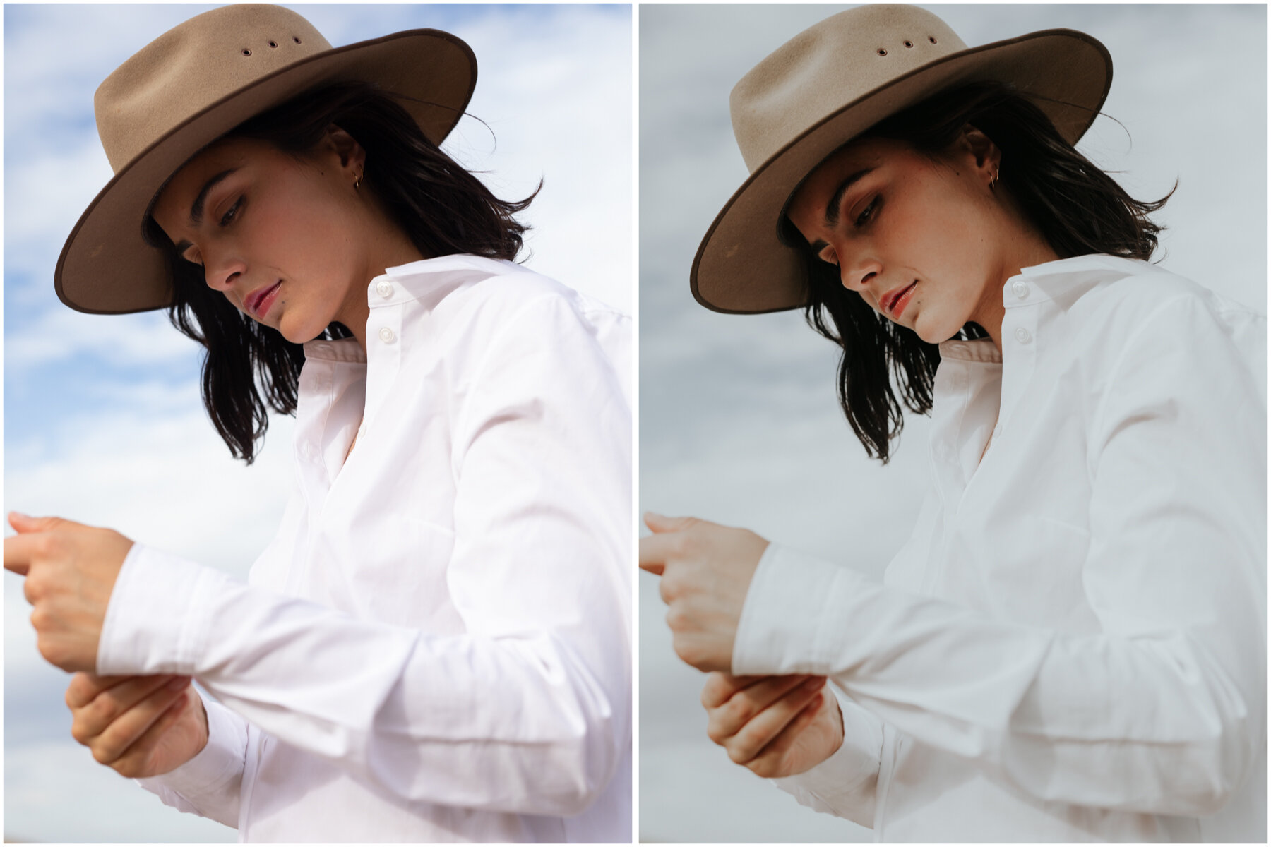 White Gold Lightroom Preset Portrait and Fashion Photography Straight No Chaser Presets