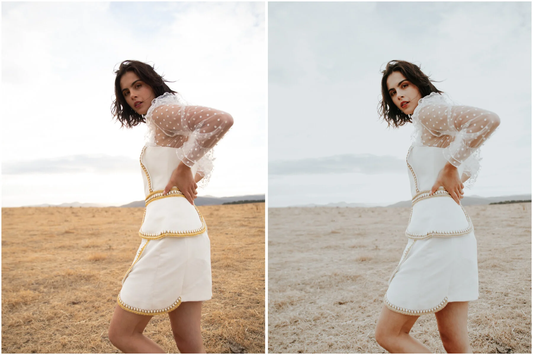 White Gold Warm Minimalist Fashion Lightroom Preset