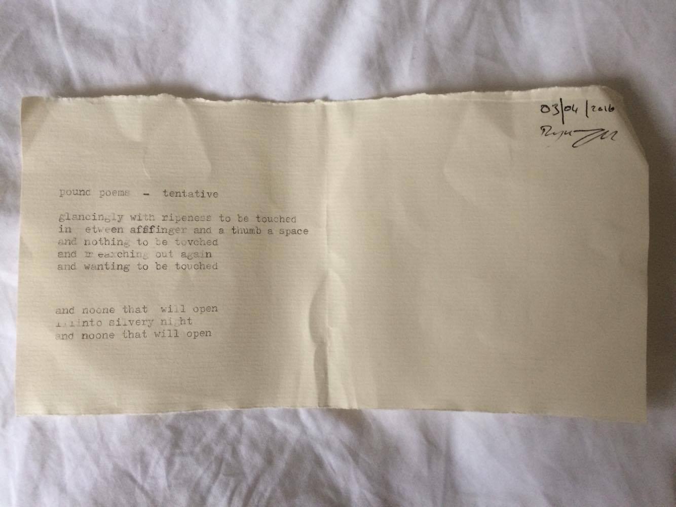 OTR Review: Pound Poems