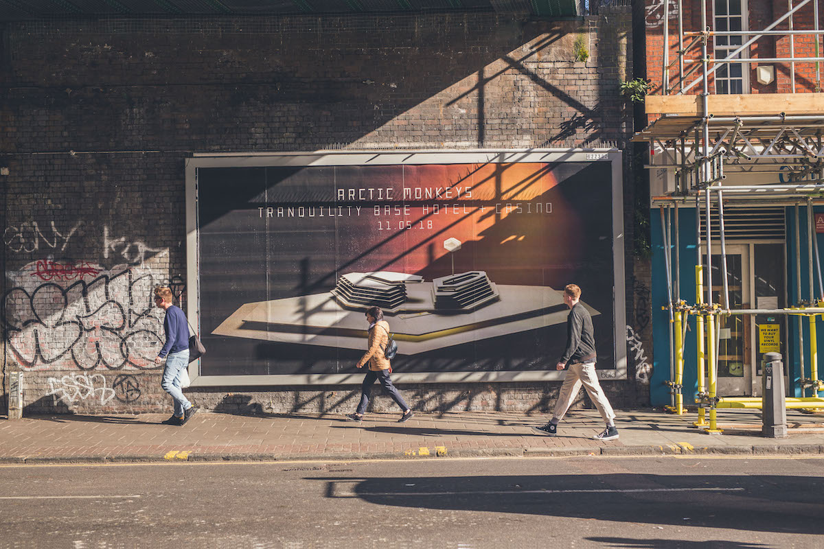 Billboard for Tranquillity Base Hotel & Casino