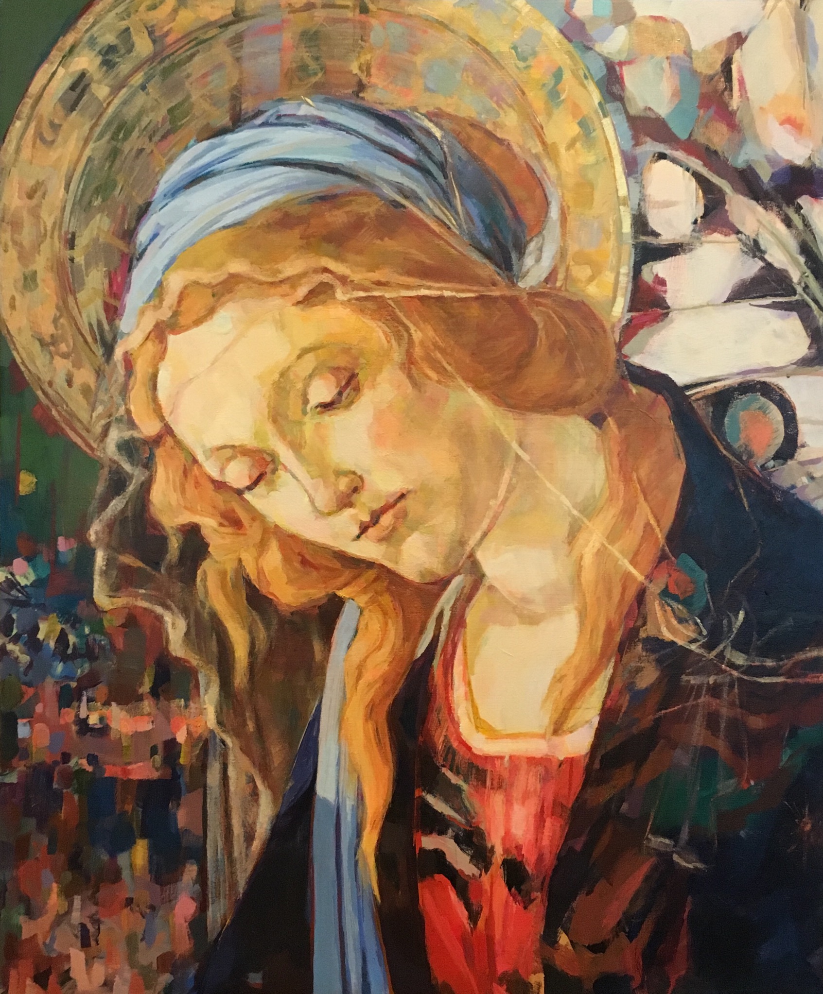 "Metamorphosis (after Botticelli)" 20"x24"