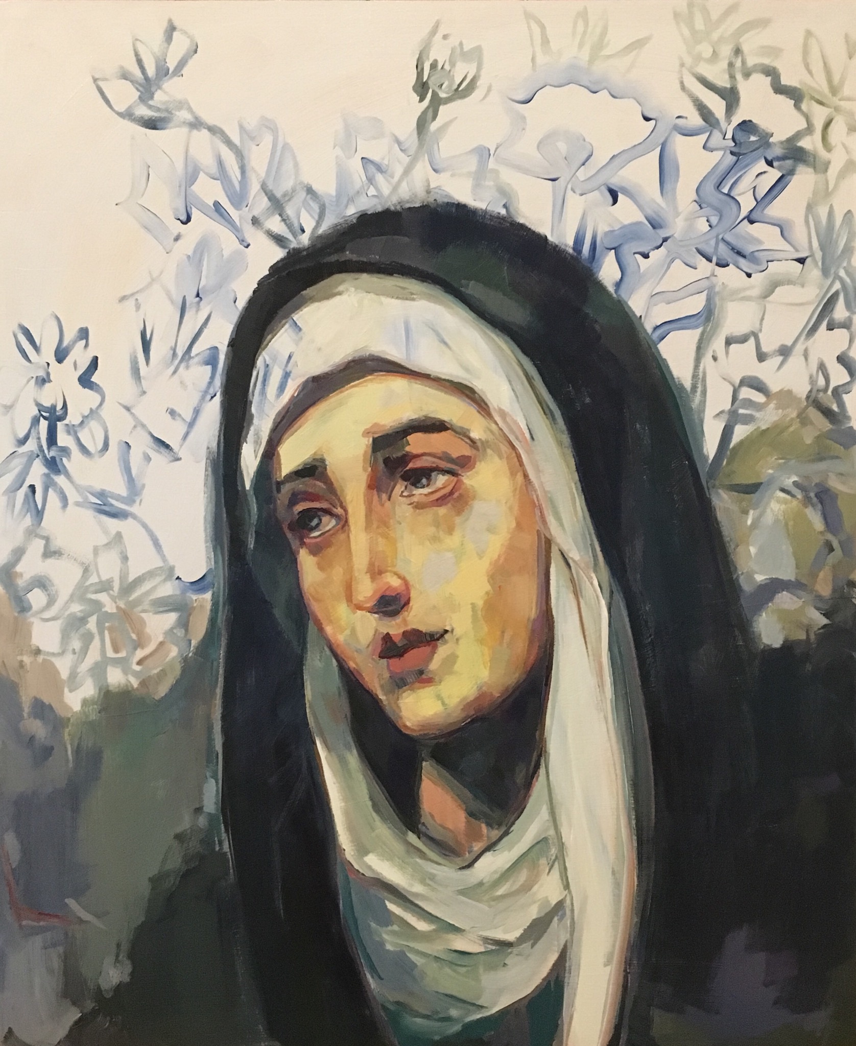 “Weep (after Murillo)” 20”x24”