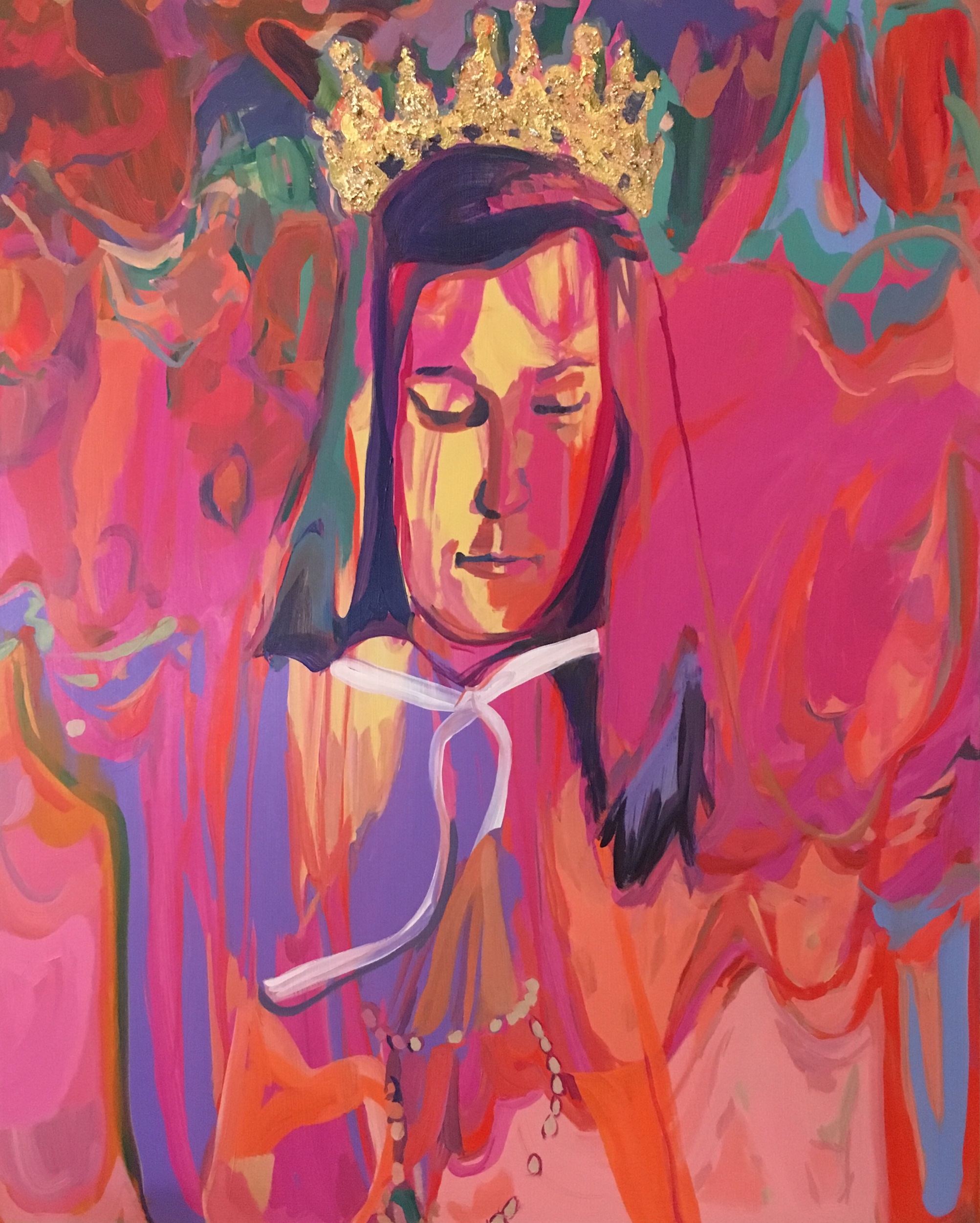 “Pink Madonna” 24”x30”