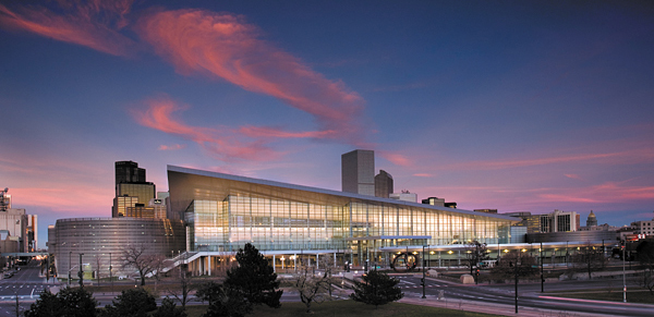 The Colorado Convention Center, site of the panel discussion of the OSHA fall protection rule update. Courtesy: The Untz