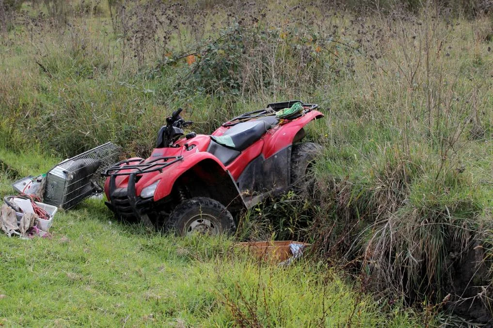 A quad bike accident in Kergunyah, Victoria, Australia. Courtesy: The Border Mail