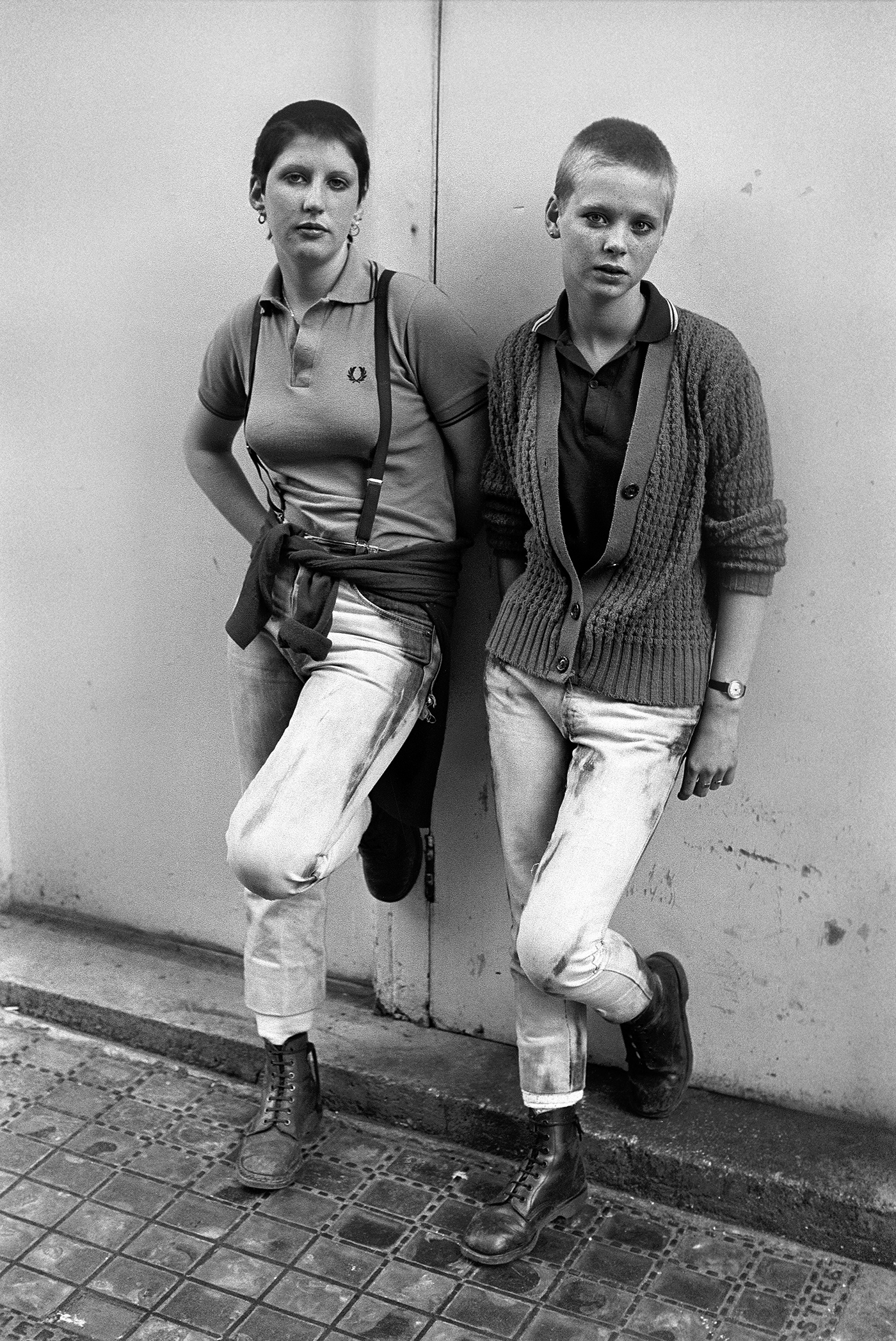 Debbie and Caroline, Brighton 1980.