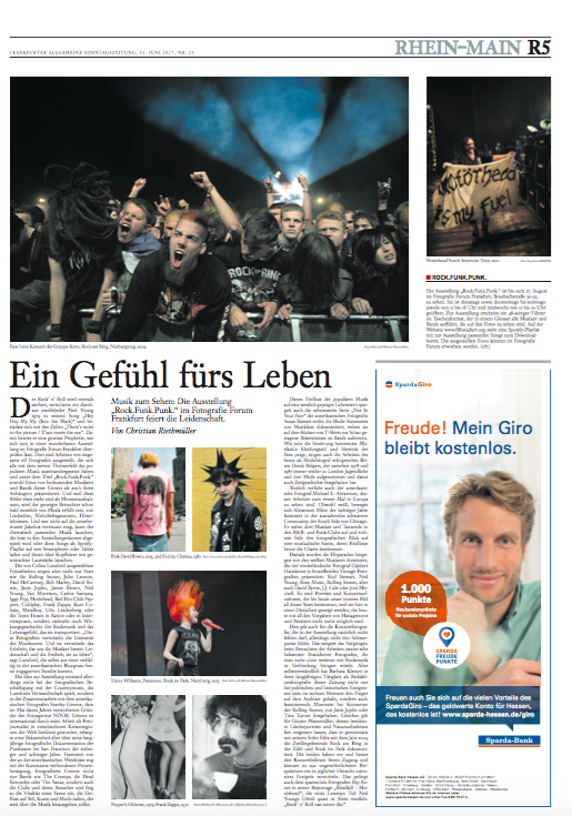Frankfurter Allegemeine Sonntagzeitung, June 2017