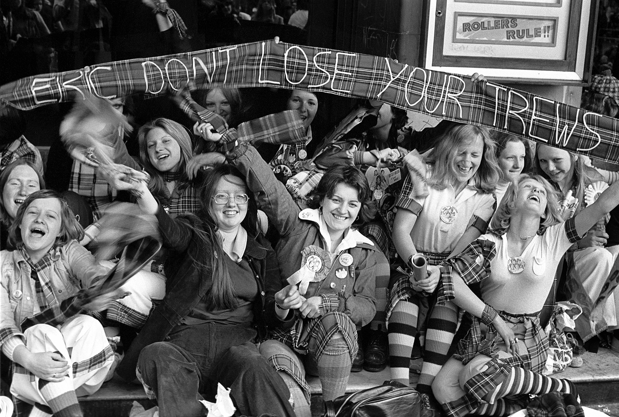 Bay City Rollers fans, Hammersmith 1975.