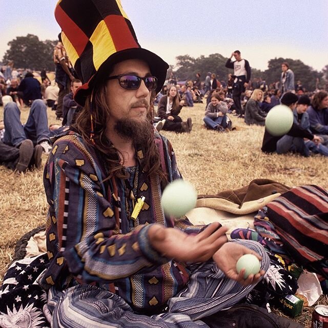 Glastonbury Festival 1995. 
I haven&rsquo;t been to Glastonbury for 20 years but part of me still misses it, when that time comes around every year.

On assignment for NME.

@nmemagazine #derekridgerseditions #glastofest #glastonbury #rockfestival #g