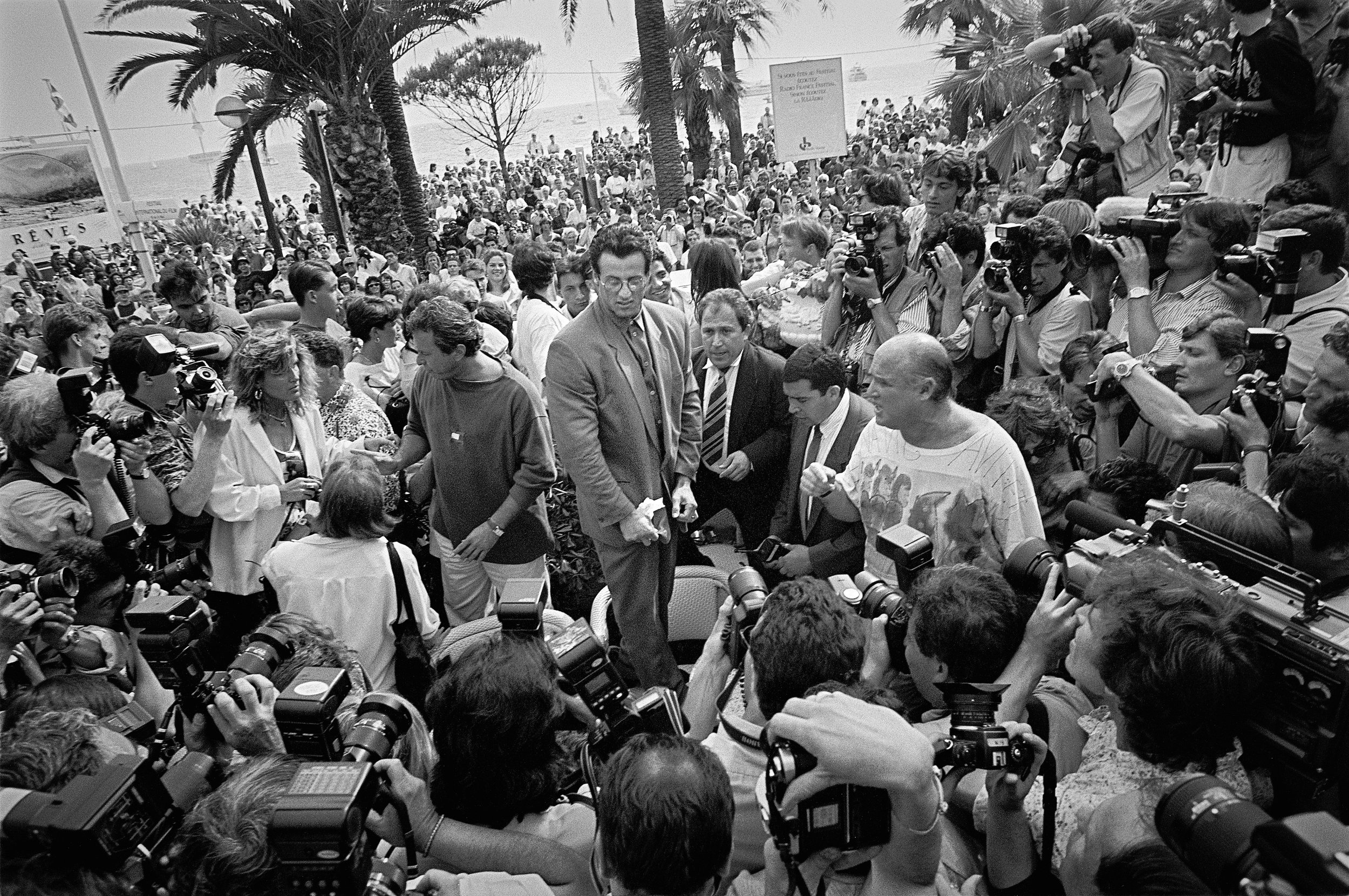 Sylvester Stallone at the Cannes Film Festival in 1999.