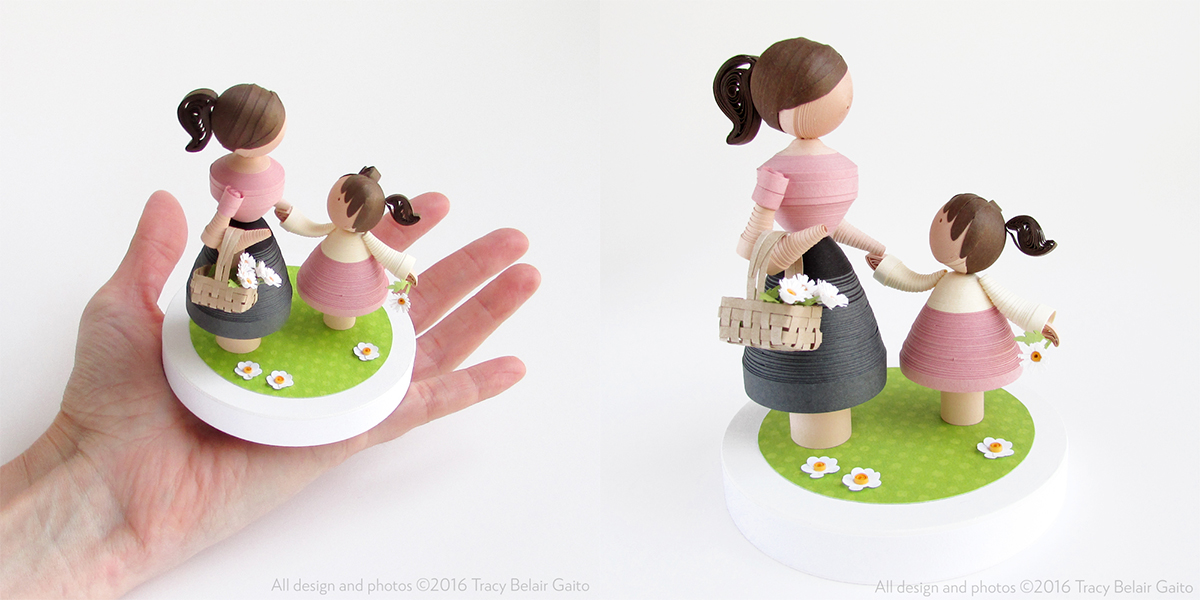 Mother and Daughter Figurines
