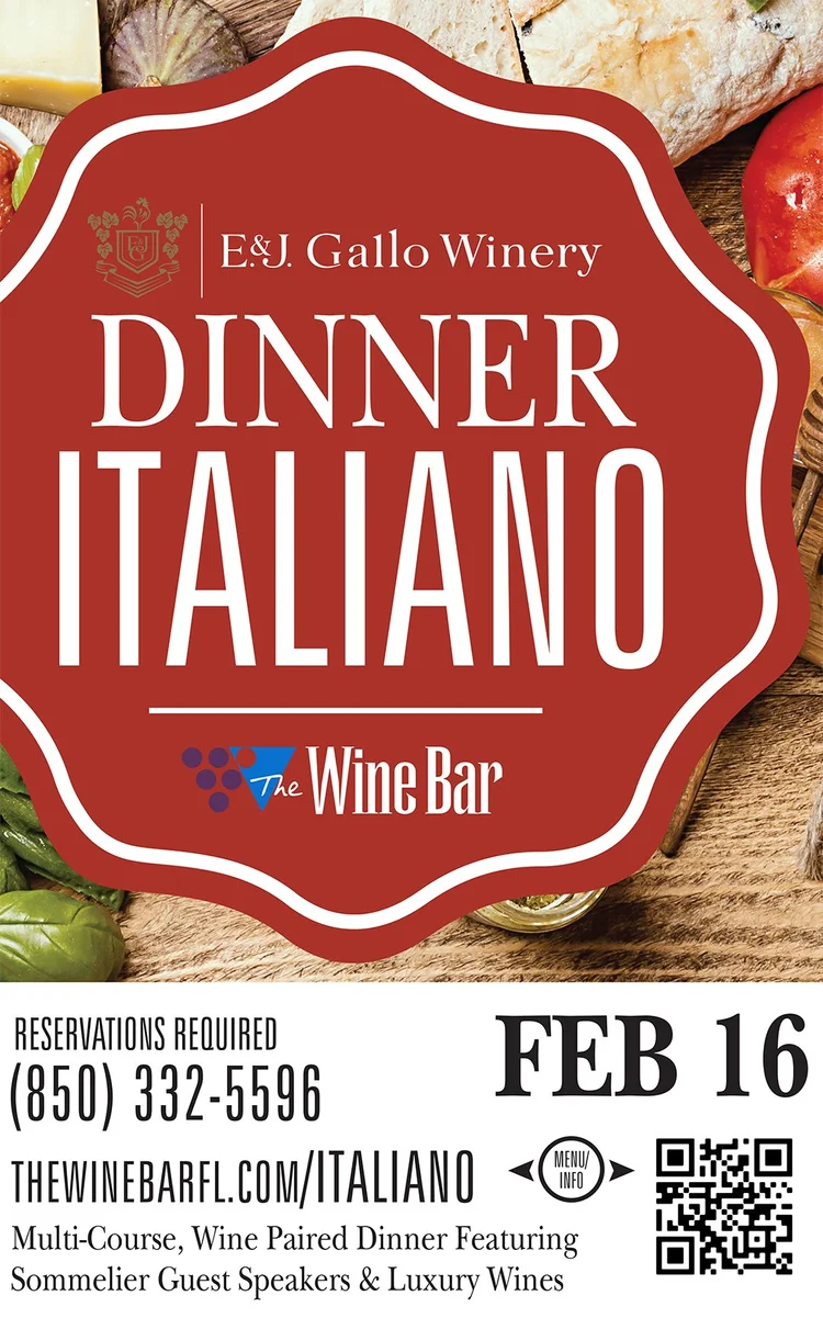 Dinner Italiano The Wine Bar Pensacola — The Wine Bar