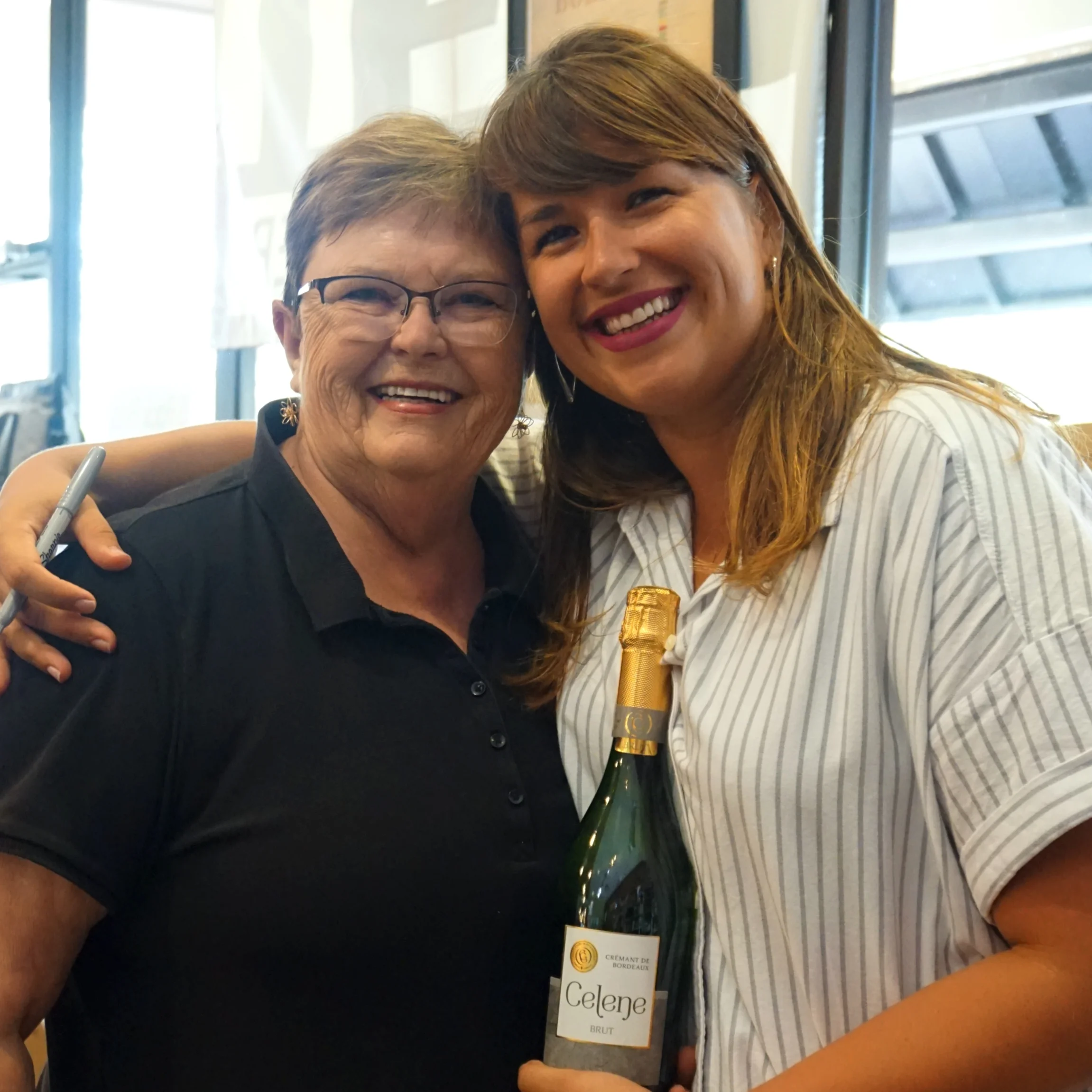 (left) Jackie Cox, Wine World (right) Celine Lannoye, Celene Bordeaux