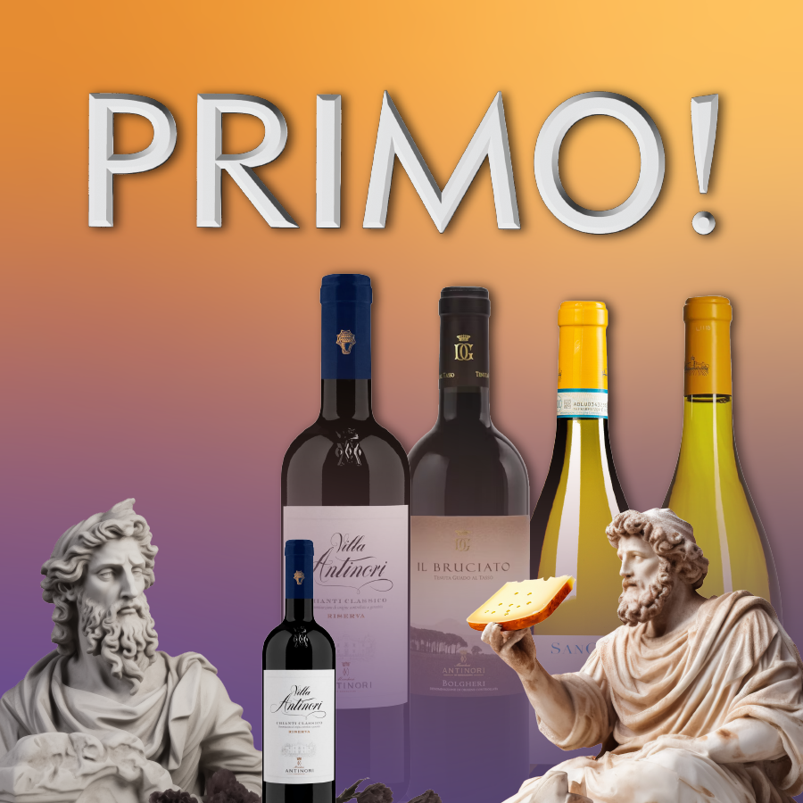 PRIMO! Italian Medal Winners - Cheese and Wine Tasting