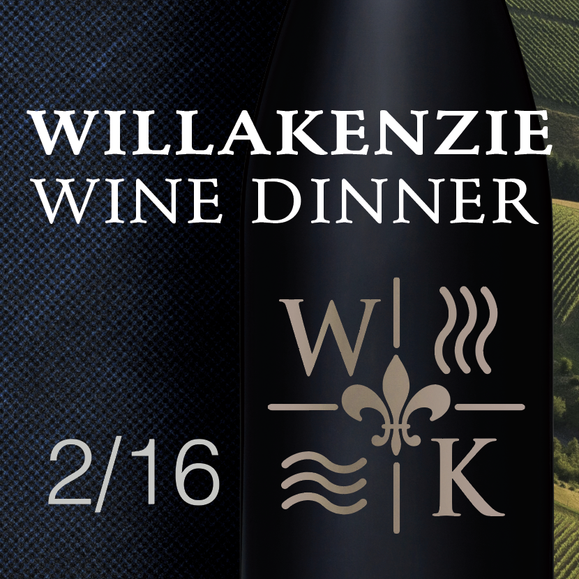 Winemaker Dinner - Erik Kramer of WillaKenzie