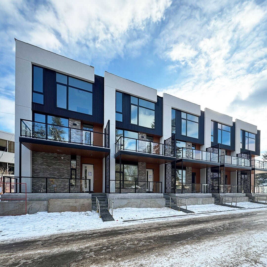 The Ascension Block&rsquo;s North Building is almost complete, and we wanted to give folks a sneak peek. These three storey, eleven-unit townhomes are located in Edmonton&rsquo;s central community of Westmount, and range between 2,000 ft&sup2; and 25