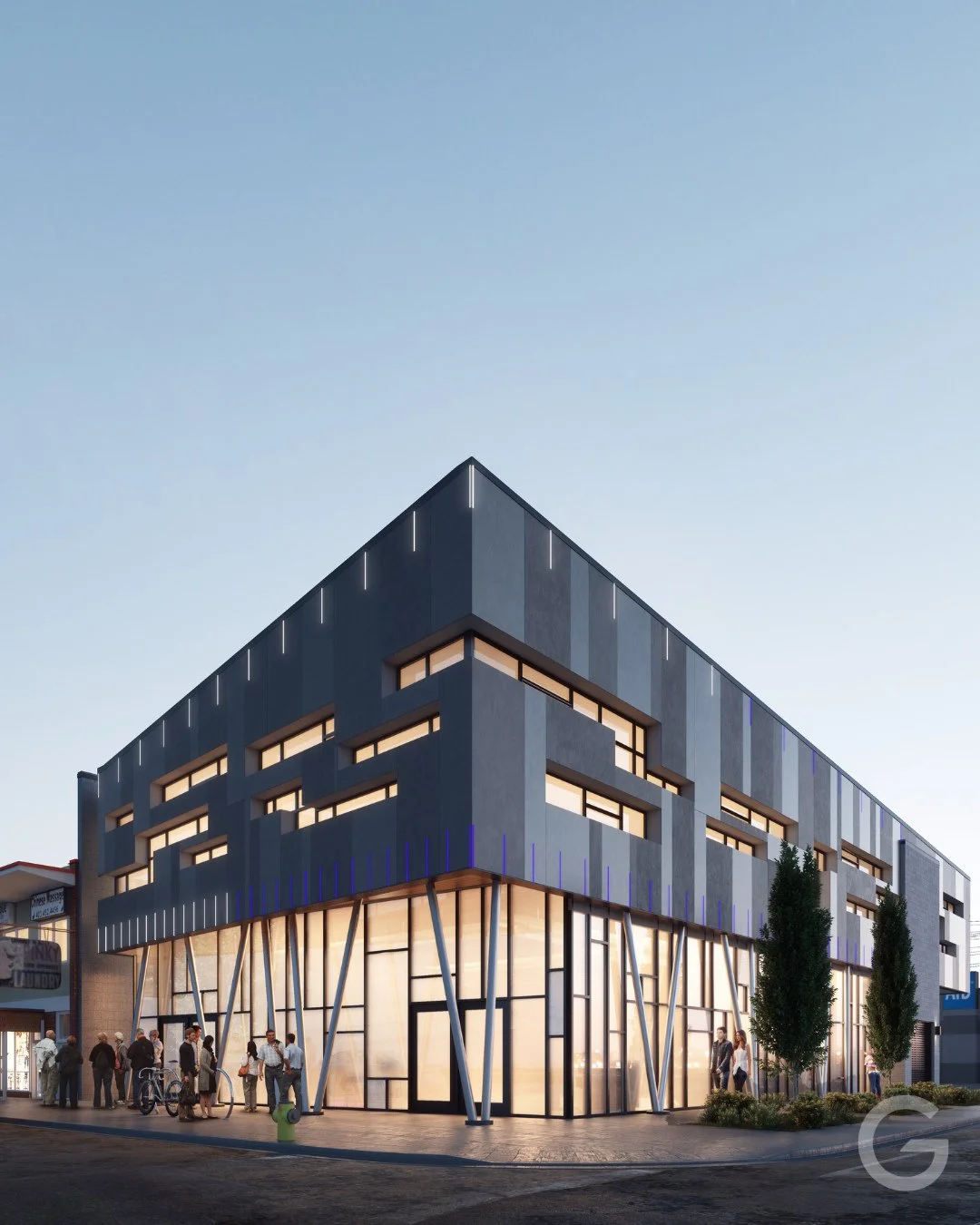 After a fire in 2017 had destroyed the 1950s-era building that previously stood, Gravity was approached with a unique proposition to transform this street corner in Marda Loop.⁠
⁠
Directed by our client, the driving force behind this project was to i