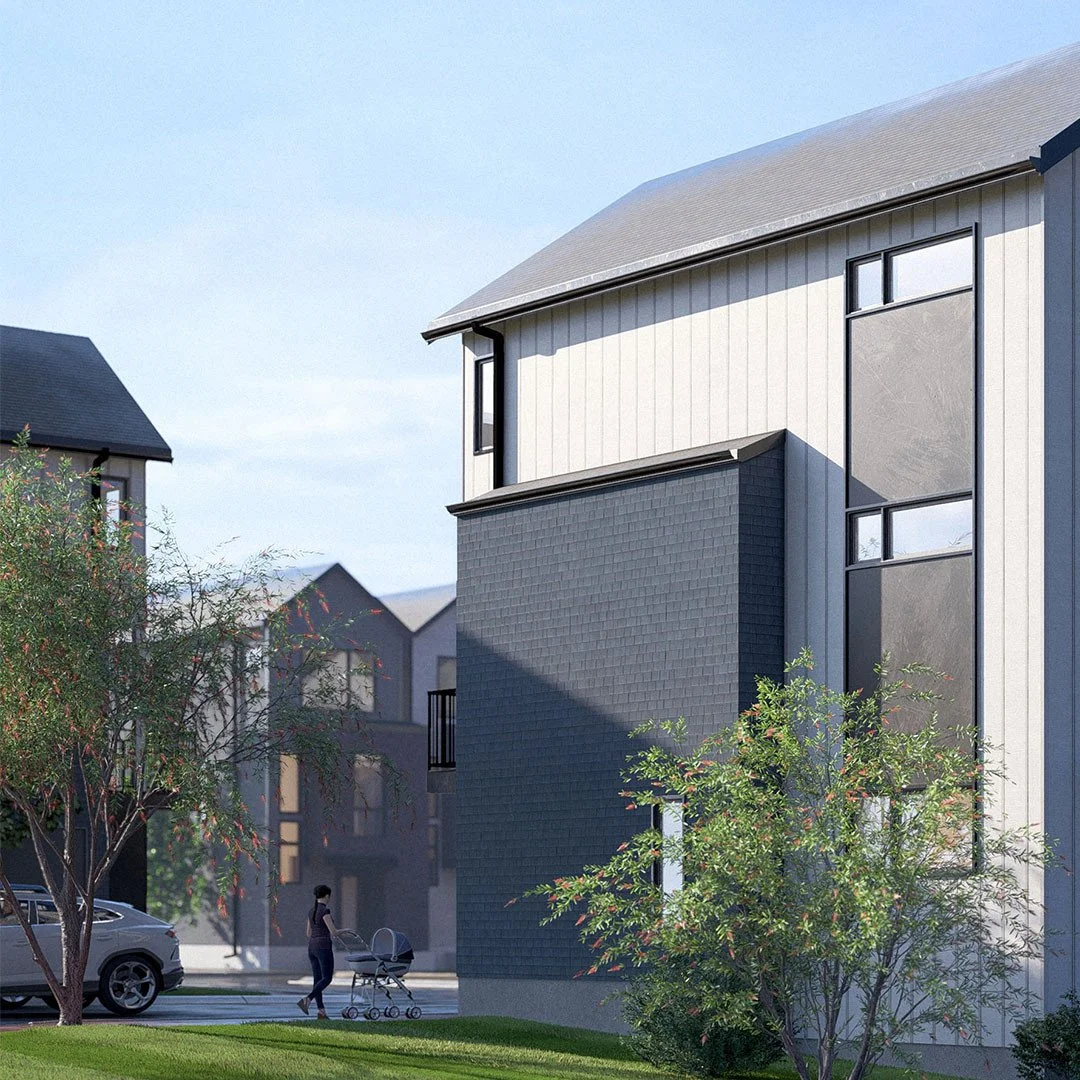 The Development Permit for Harmony Towns by MAGNO Properties has been approved! ⁠
⁠
Over the past year and a half the project underwent multiple redesigns to both the unit plans and overall site configuration, allowing the team and client to fully te
