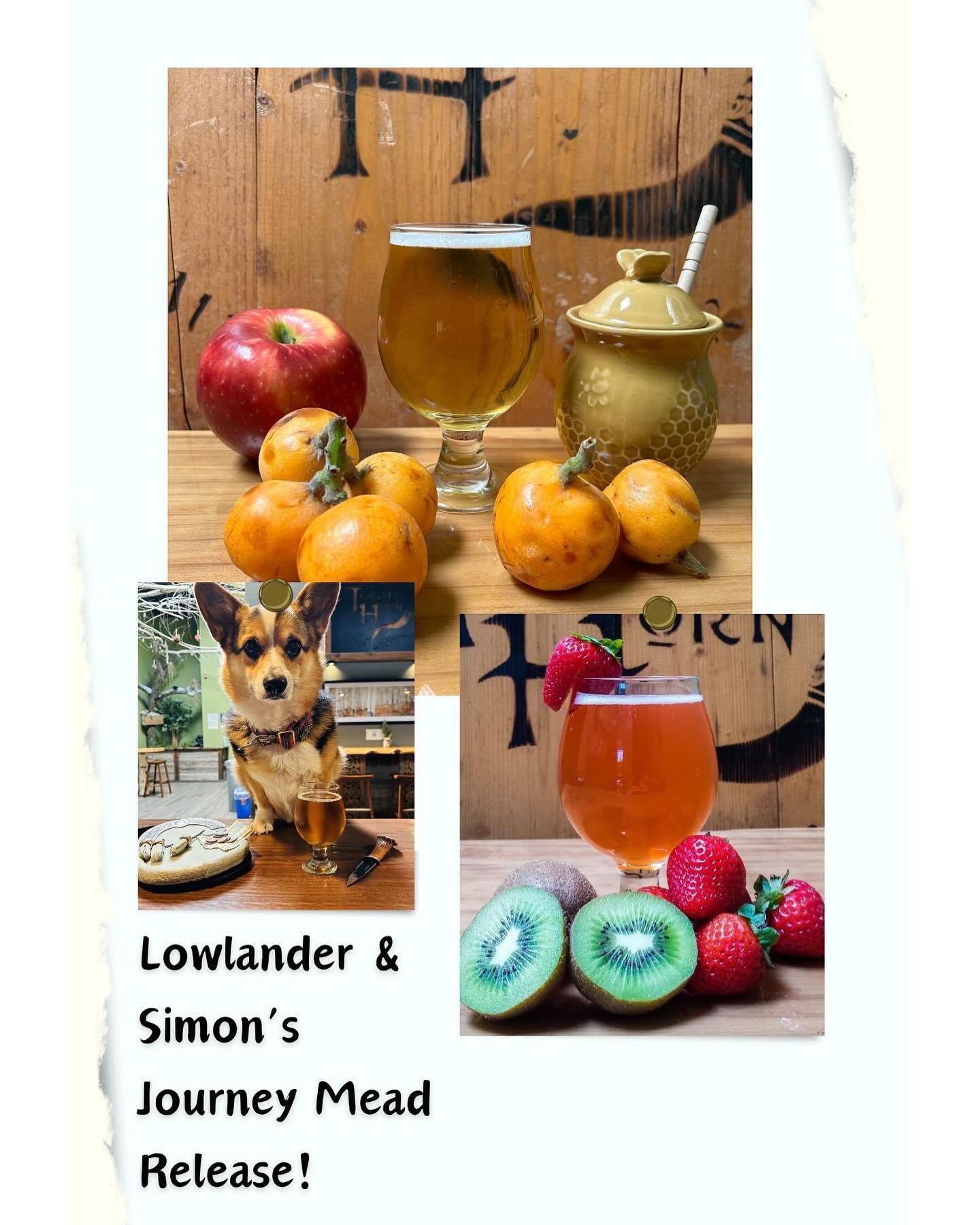 Greetings to you all, we have a dual mead release this Thursday! The brand new &quot;Lowlander&quot; mead (made in honor of our hard working &quot;brew dog&quot; Gus) making his debut; crafted with blackberry blossom honey, apples and ripe loquats. W