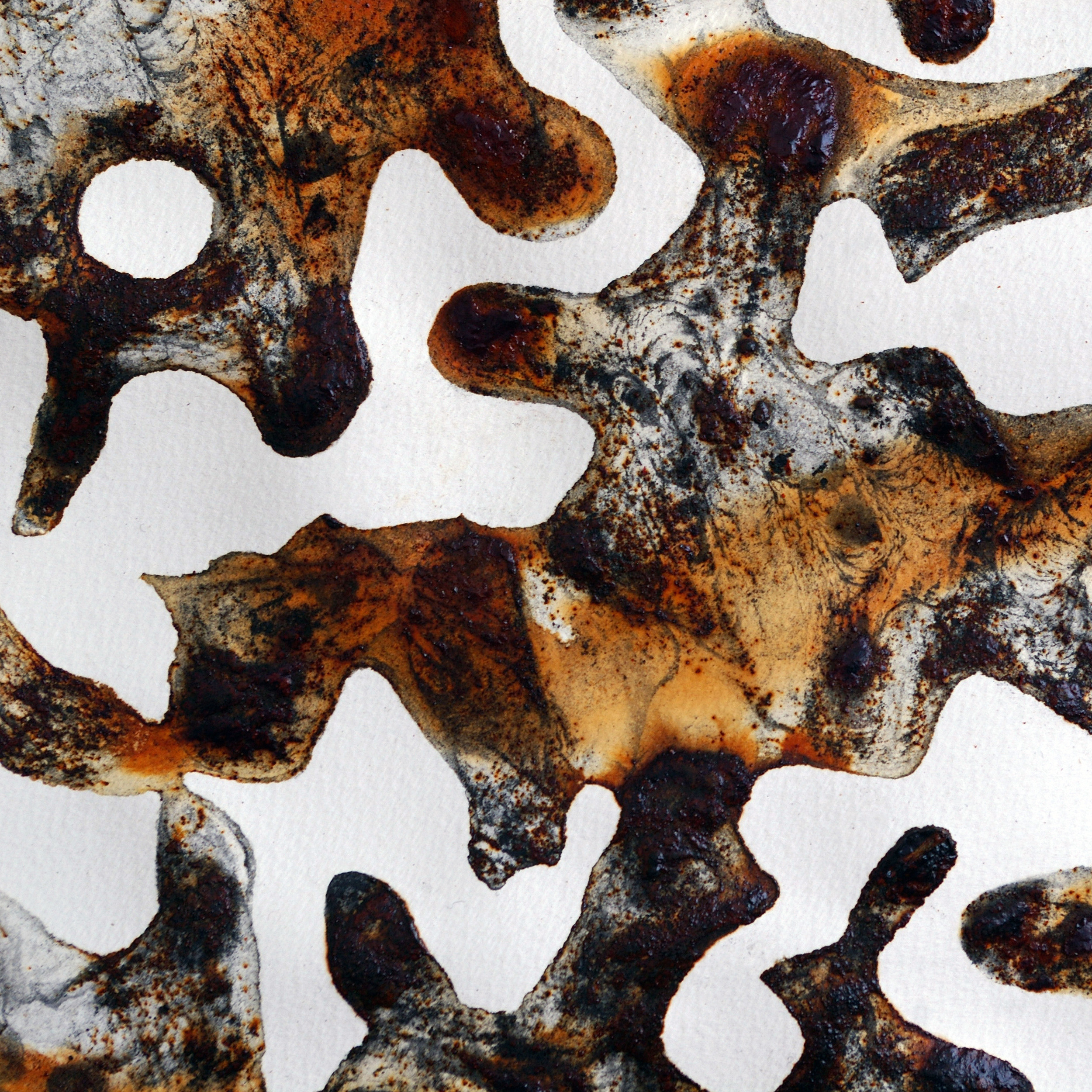 Twice-Vanished Form I, 2015. (Detail).