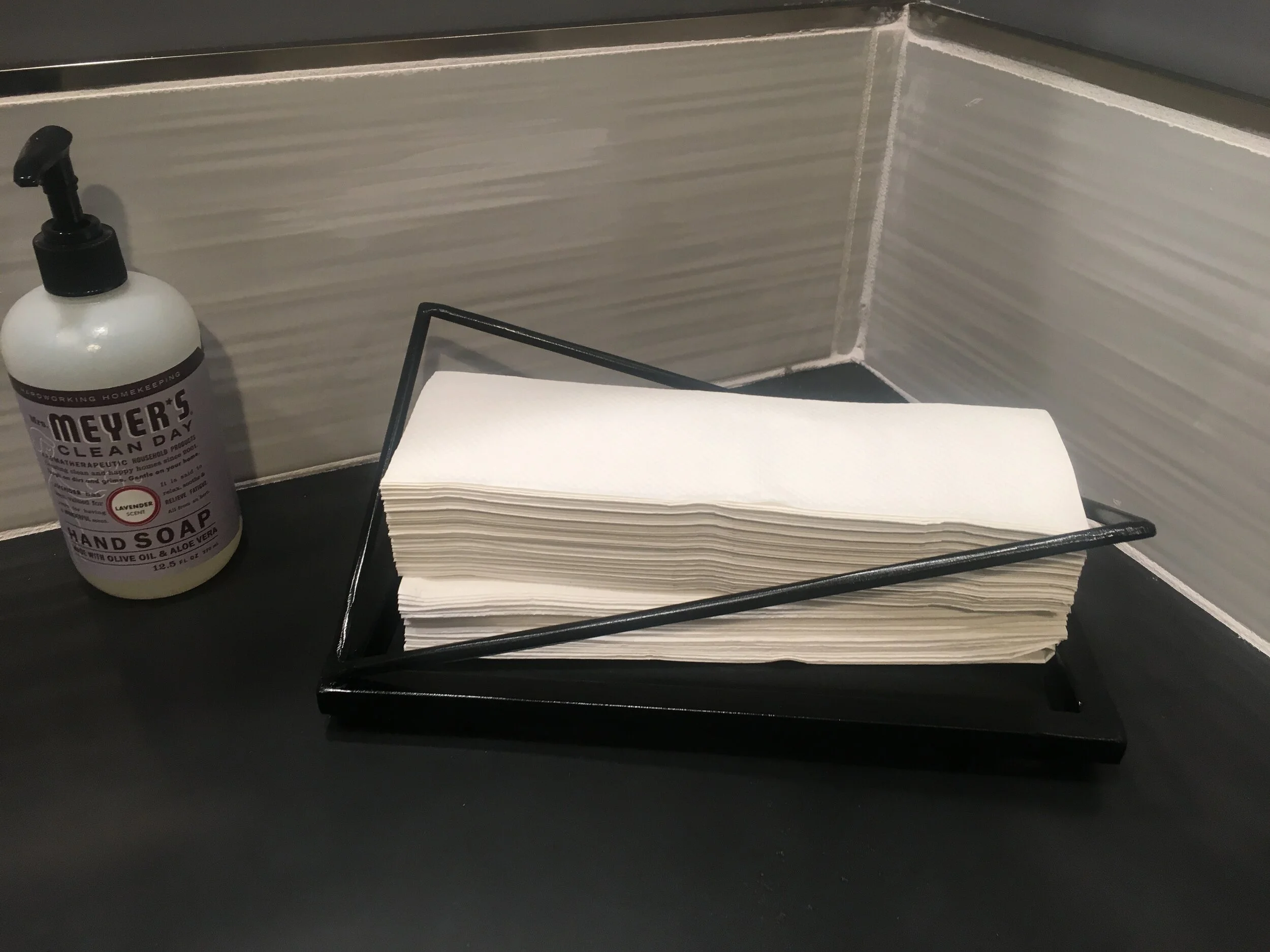 Custom Steel Towel Holder