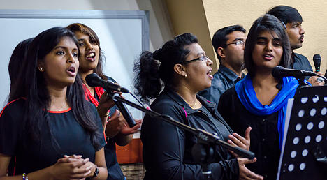 worship in Tbilisi, Georgia at TICF