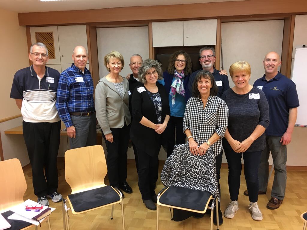 Molly Tilley with attendees of her seminar, "What Your Wife is Trying to Tell You."