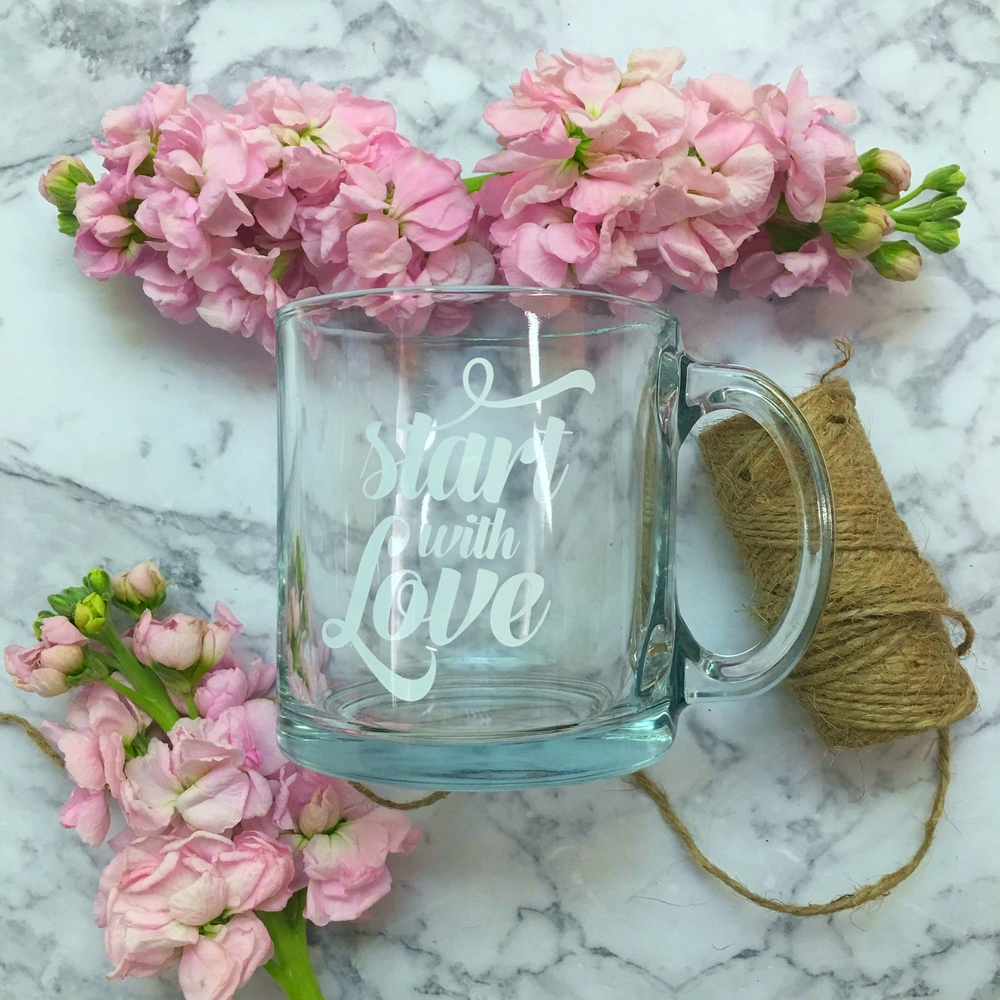  Start with Love Mug sold at the Love Letter Library 