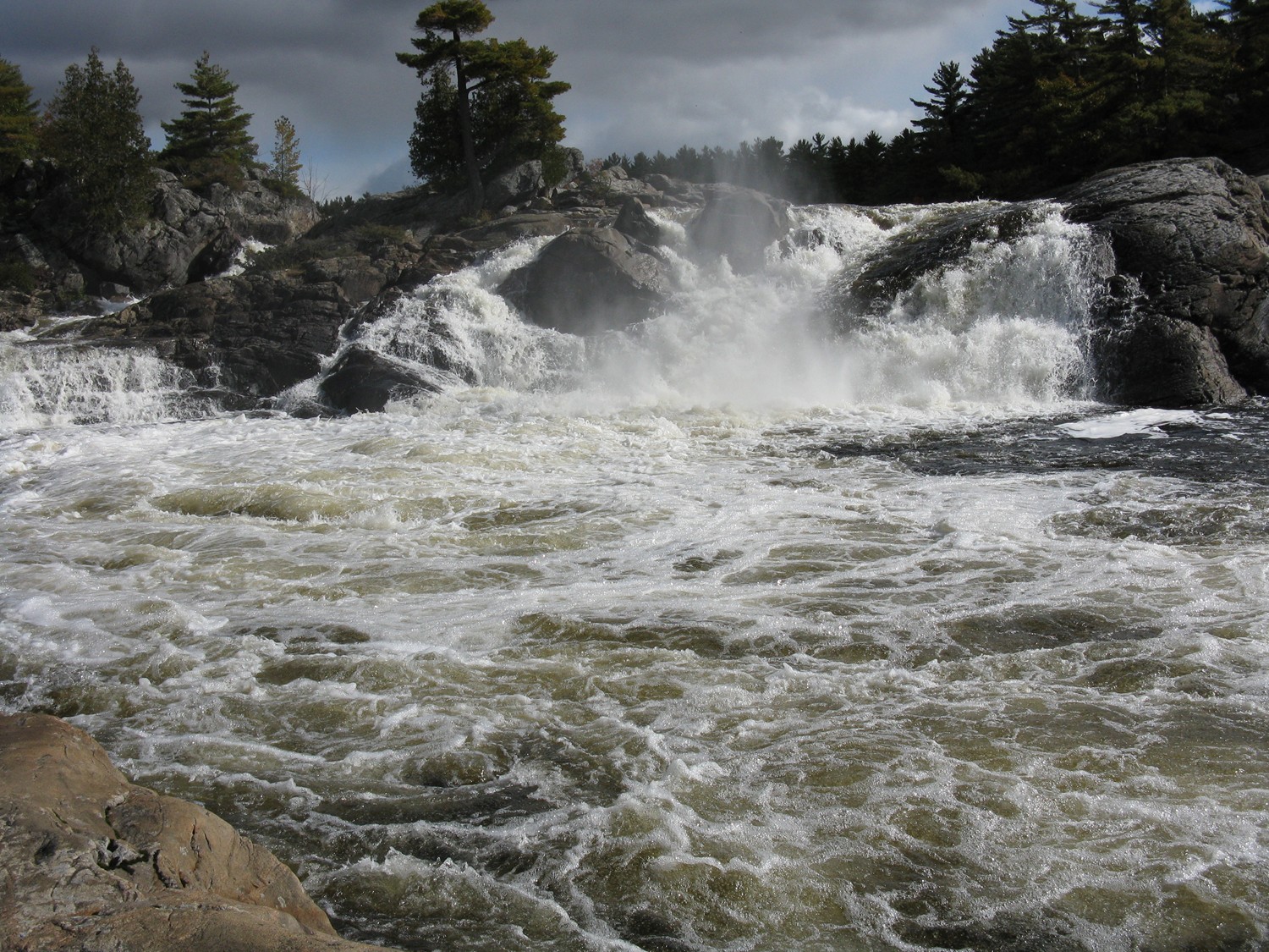  Moon River, Georgian Bay. 2010  I am in awe of the power of water. 