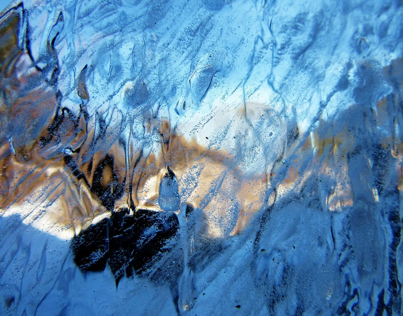  Icicle curtain at Everdale, Hillsburgh, Ontario.&nbsp; 2016 