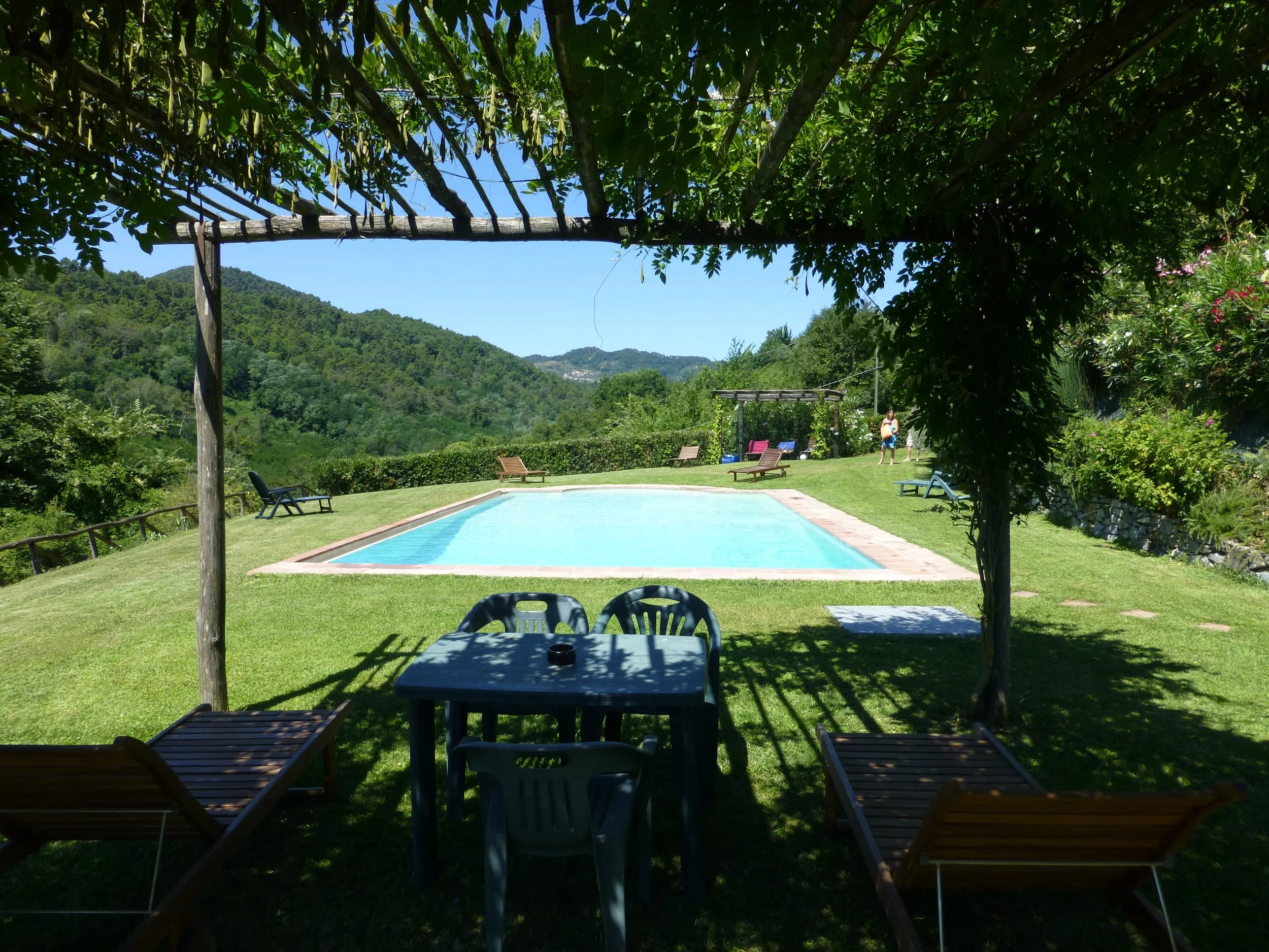 Relax in the beautiful pool with stunning views along the valley