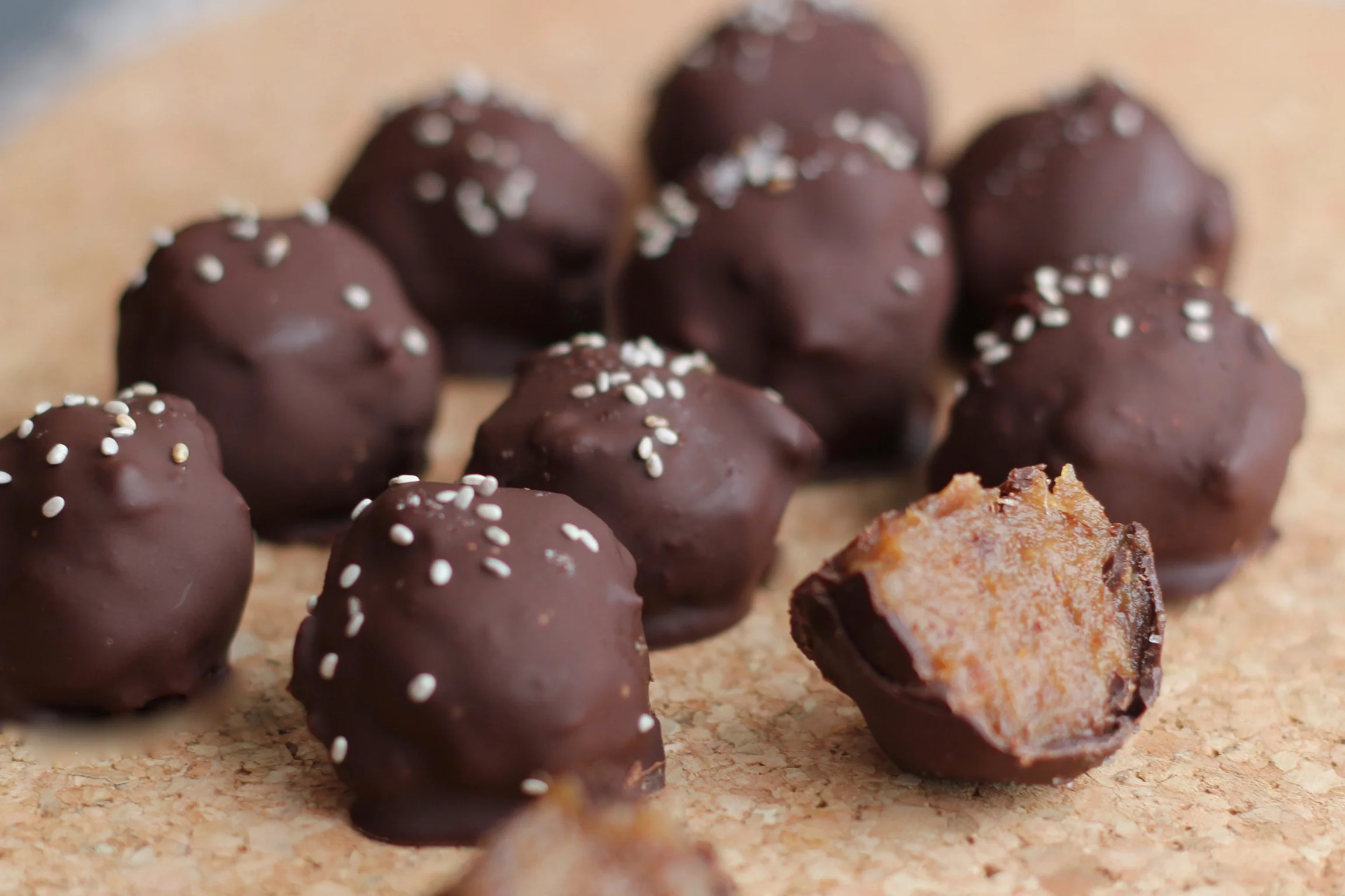 Almond Butter Truffles — Kale & a Coffee