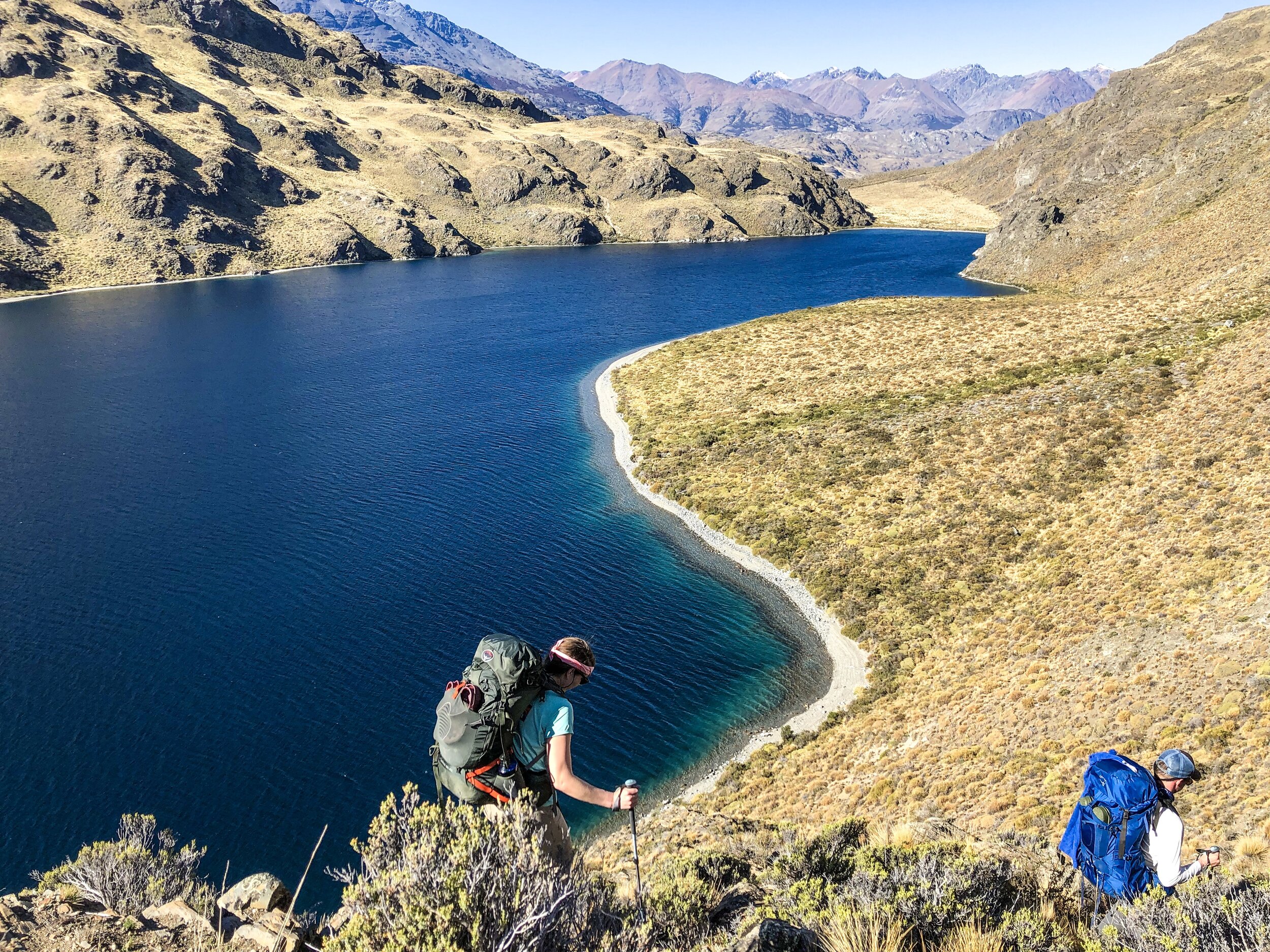 Full Patagonia NP Traverse: the longer route gives the chance to see spectacular high lakes like this one