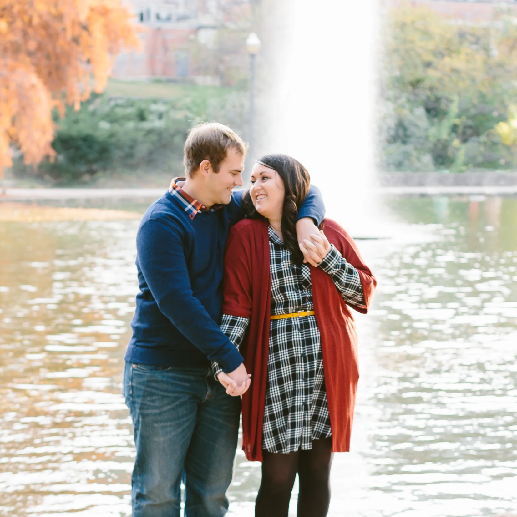 Katie & Kris - OSU Campus Engagement - Columbus, Ohio Wedding Photographer
