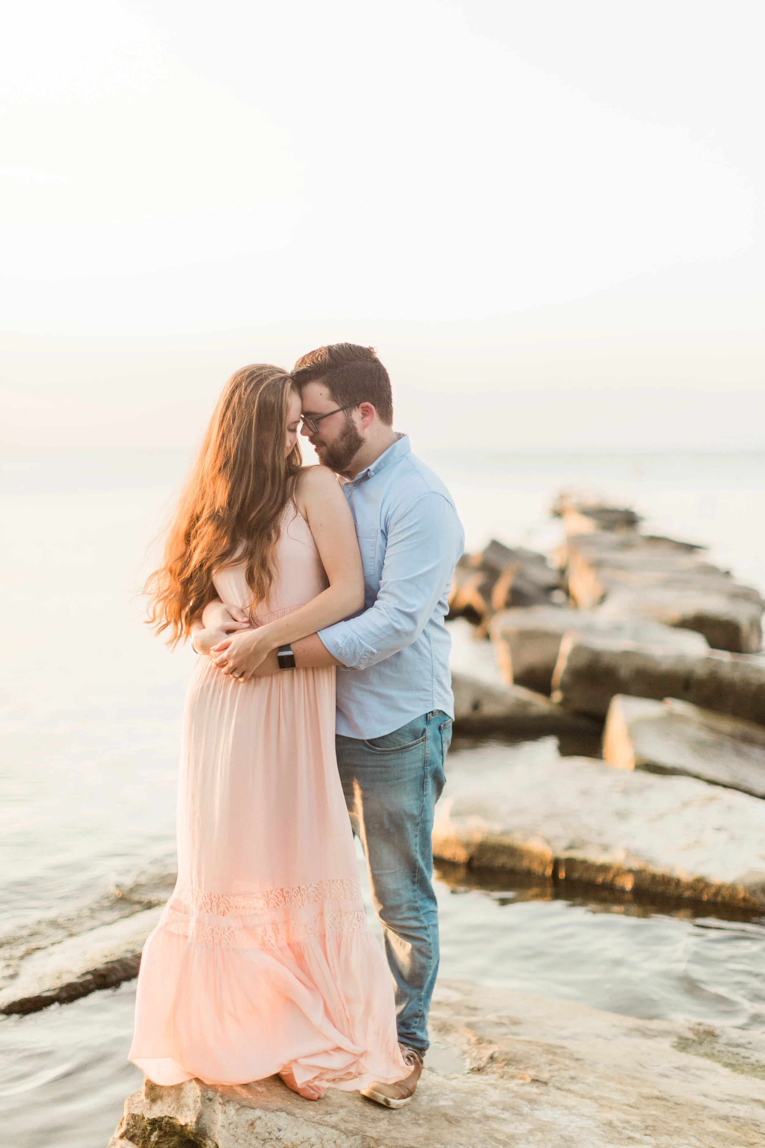 Cat &amp; Paul - A Woodsy &amp; Beachside Engagement Session - Cleveland Ohio Wedding Photographer