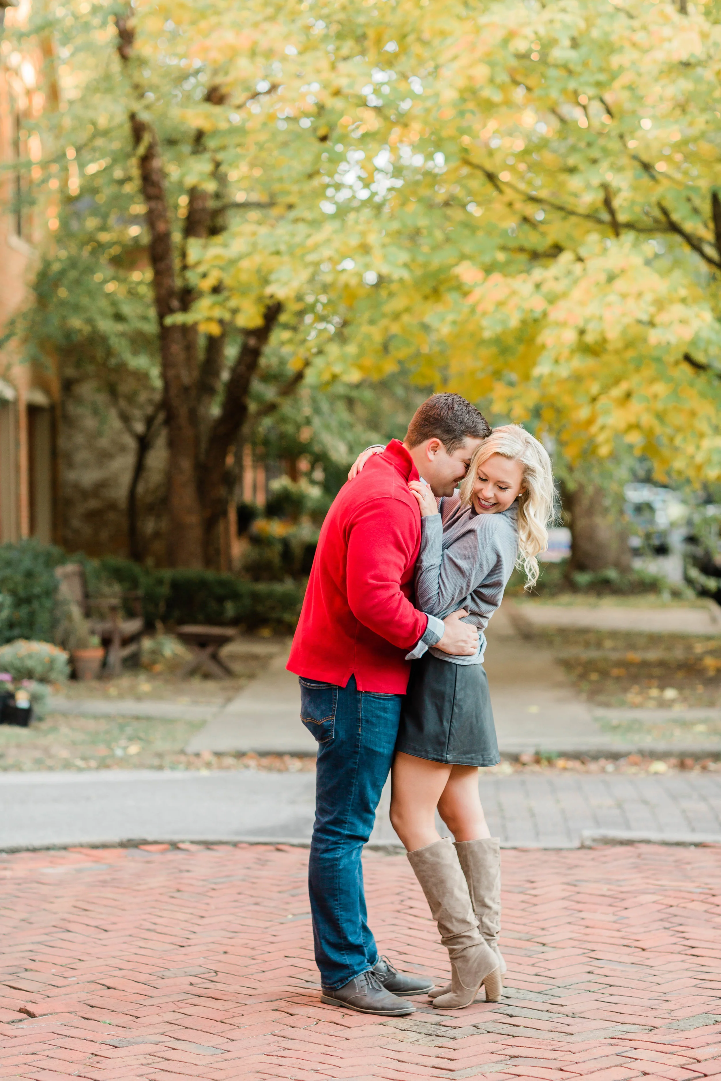 Lauren &amp; Griffen - OSU Campus &amp; German Village Engagement Session - Columbus, Ohio Wedding Photographer