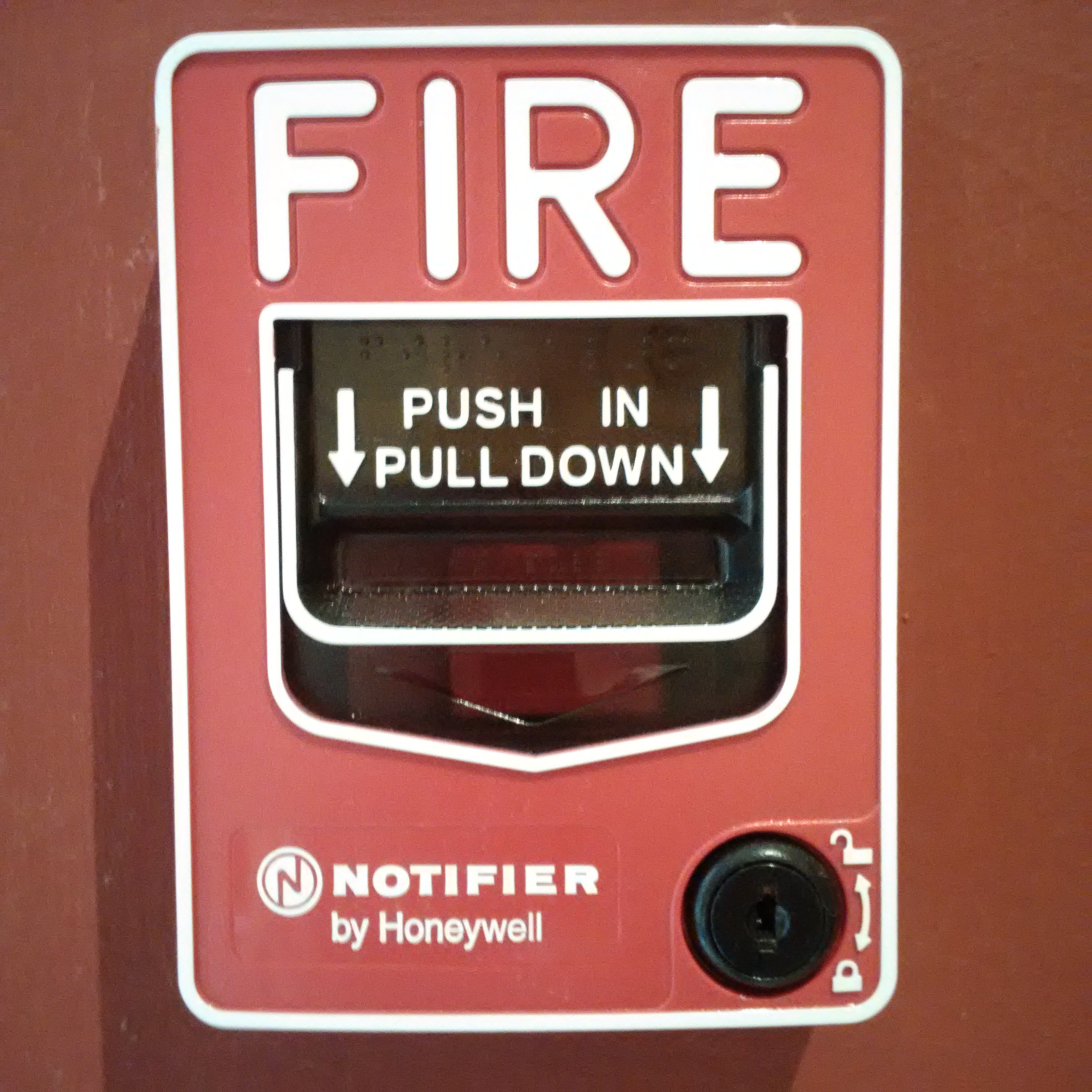 This Notifier by Honeywell is installed on the 7th floor of the Mercure Sevilla Hotel in Havana
