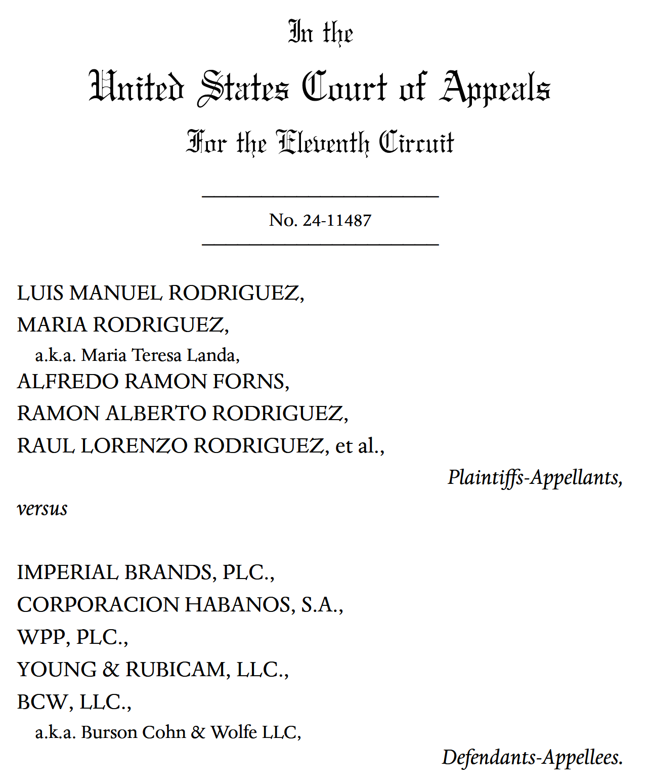 U.S. Court Of Appeals References U.S. Supreme Court Decision In Dismissing Libertad Act Lawsuit Against UK Companies 