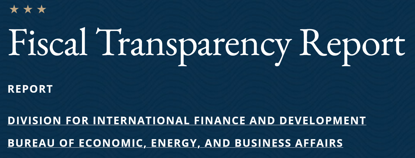 Cuba Again Not Included In Annual U.S. Department Of State Fiscal Transparency Report
