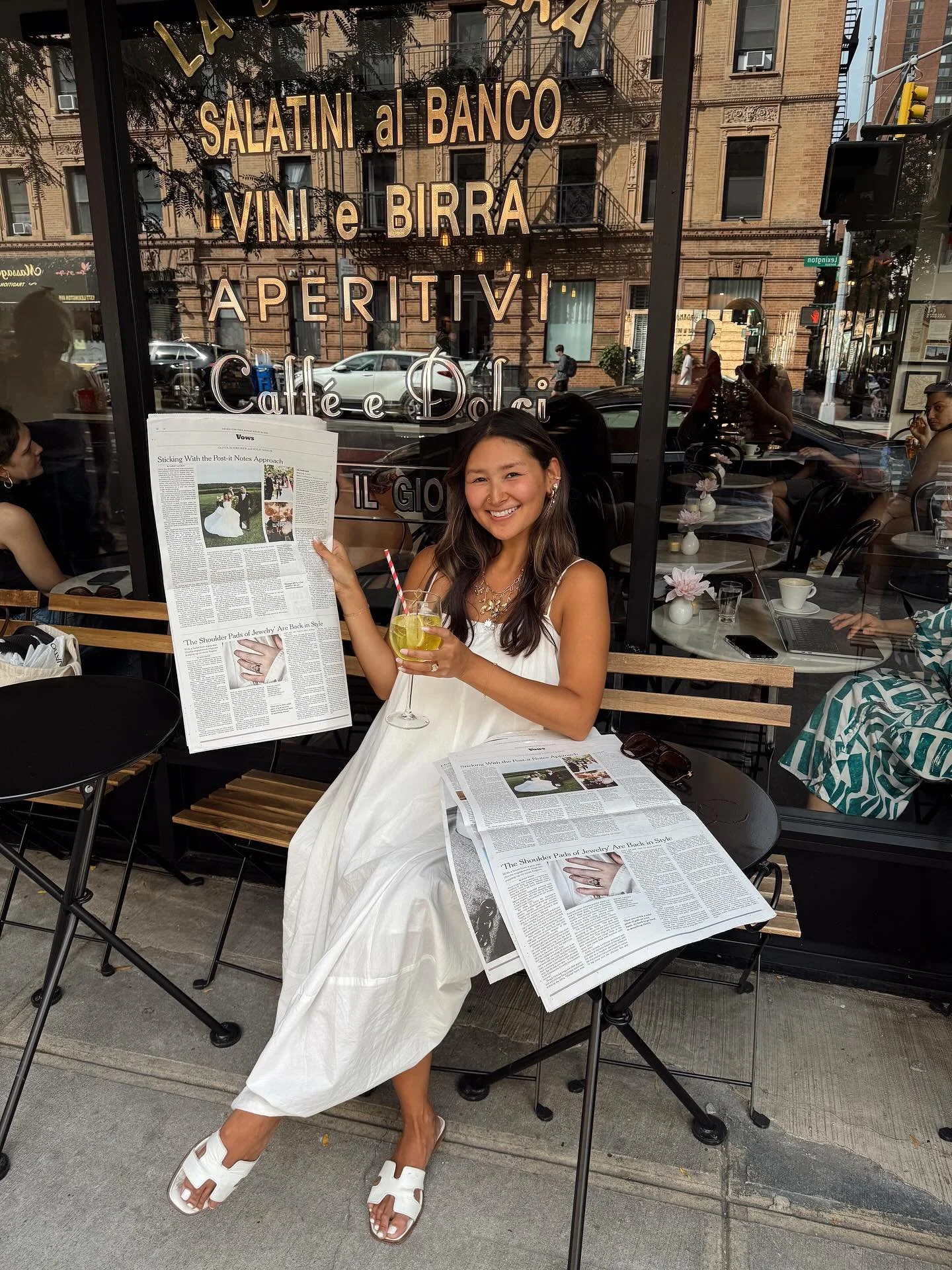 Picked up the Sunday Styles section to see the printed article by @sararradin with @wwake &lsquo;s beautiful ring being featured! 🗞️