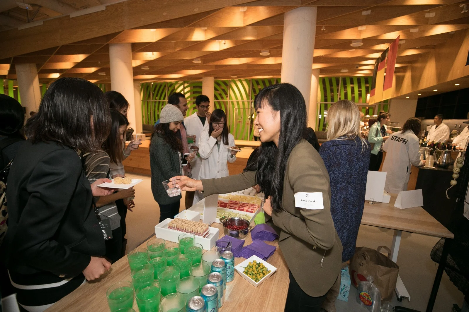 Lena Kwak, former R&D chef for the French Laundry, geeks out about food science at the Pinterest Mad Science Fair 2016.