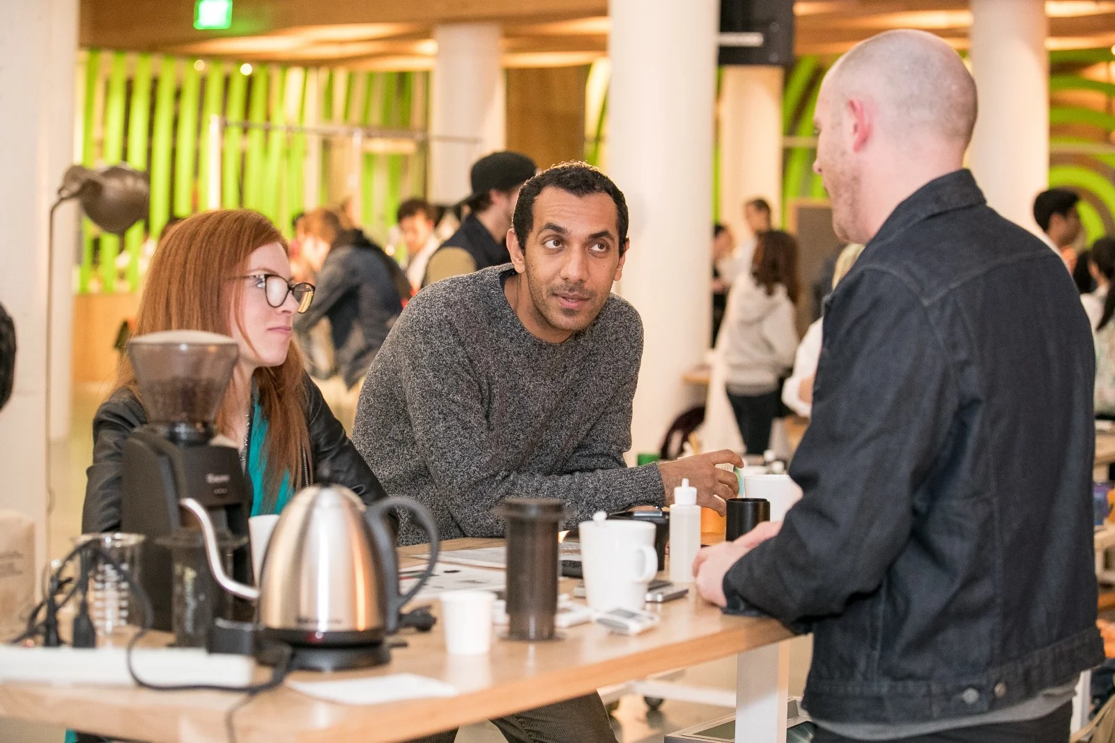 Anthony Sheedy of Rucksack Roastery brought refractometers, scales and phone apps to taste and talk through the science of coffee.