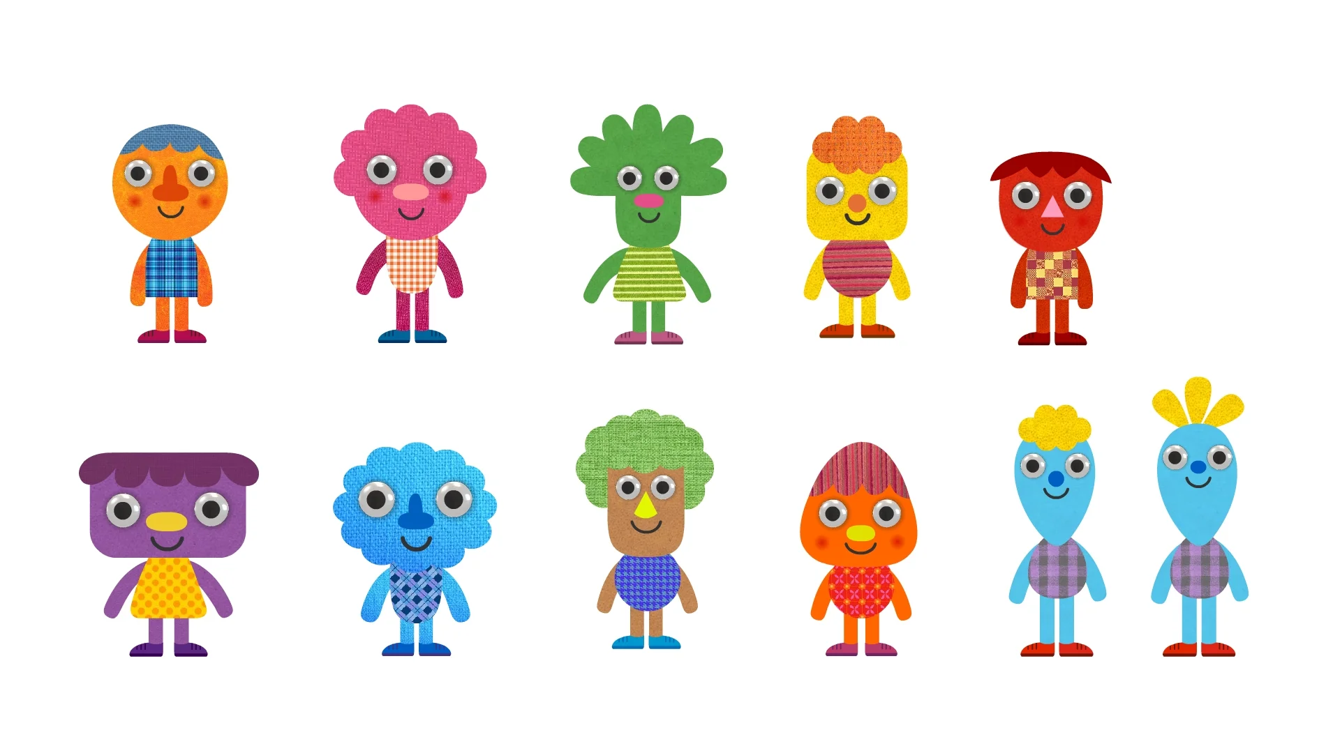 Super Simple character line up