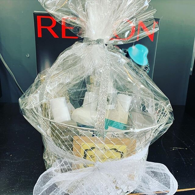🚨 CONTEST ALERT!!!! 🚨 Refer the most new clients to The Hair Lounge to win this basket worth over $300!!! For each client you refer, you&rsquo;ll receive 10% off your entire service total and the new client that you referred will receive 20% off th