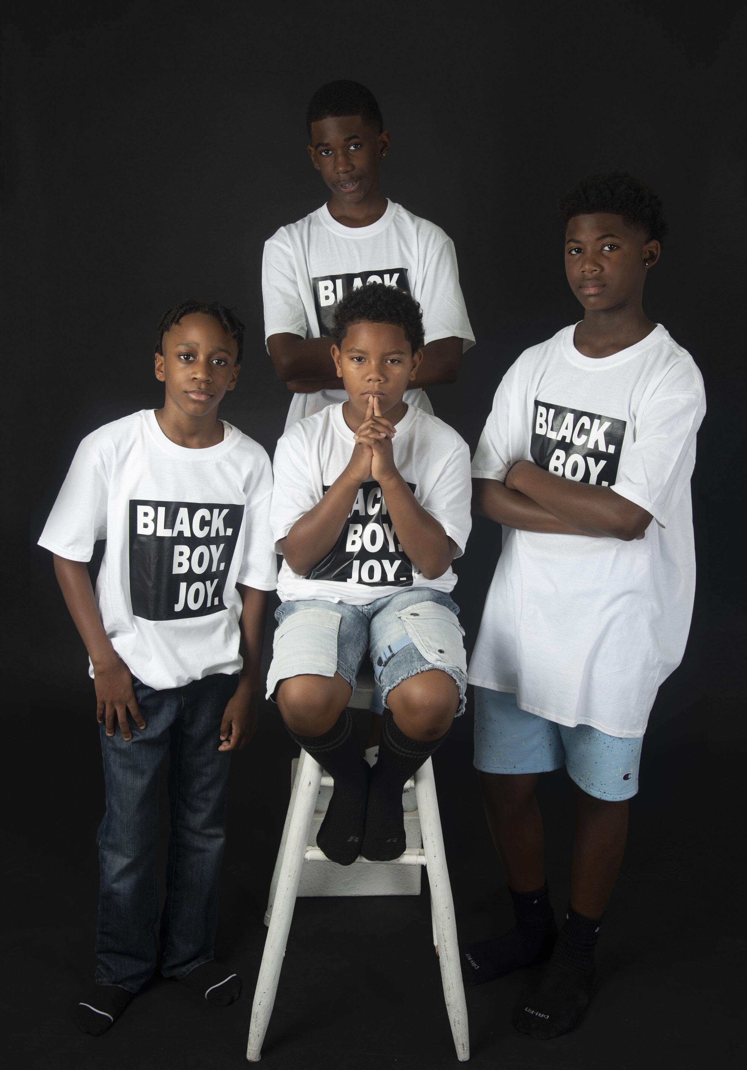 Young Black Male Teen Boys