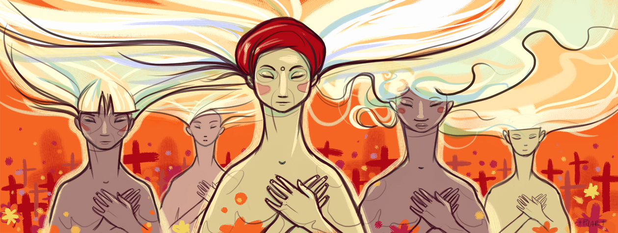 Sketch for the mural.