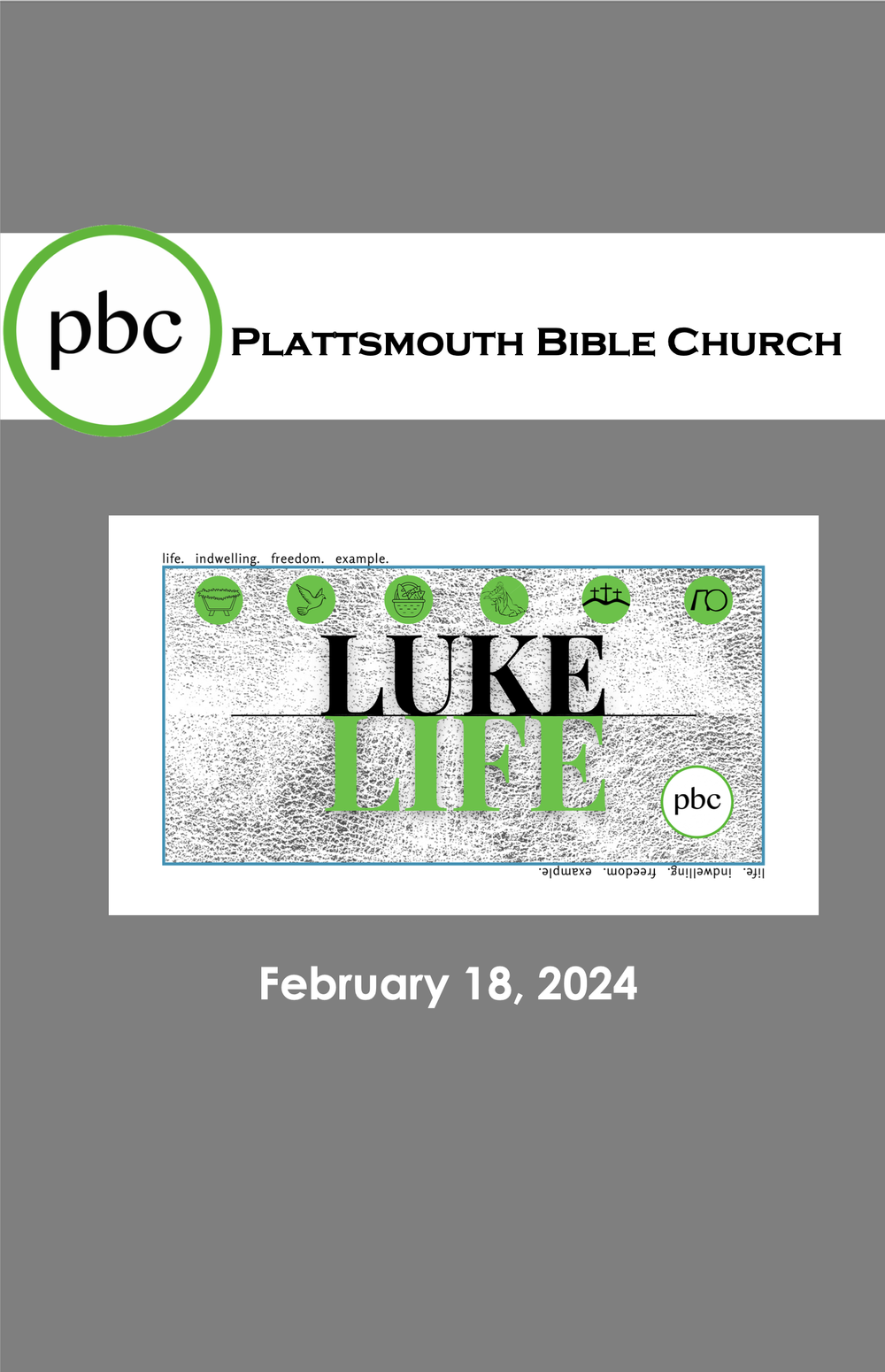 Bulletin — Plattsmouth Bible Church