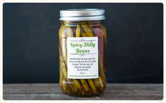 Spicy Dilly Beans What's the dilly, dalai? These here are some mean beans.